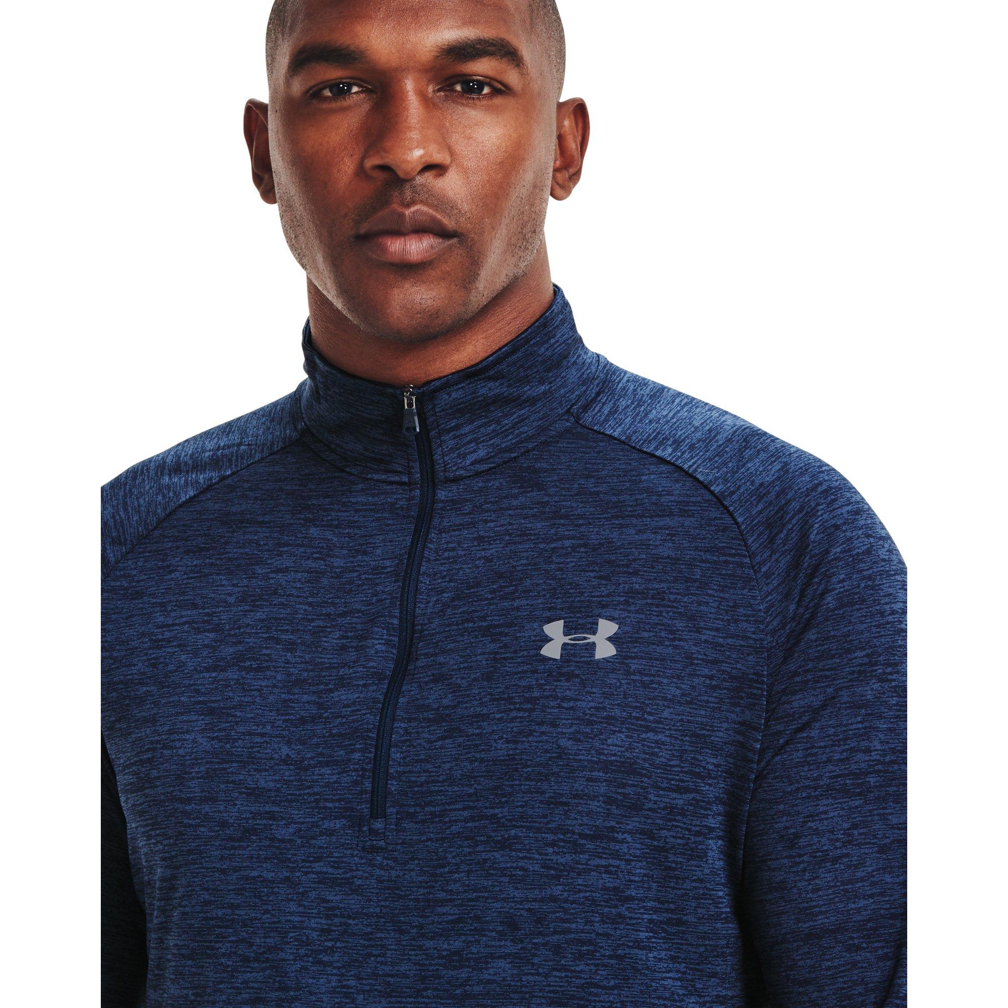 Under Armour Men's Tech 2.0 1/2 Zip Navy Pullover - NAVY Thumbnail View 3