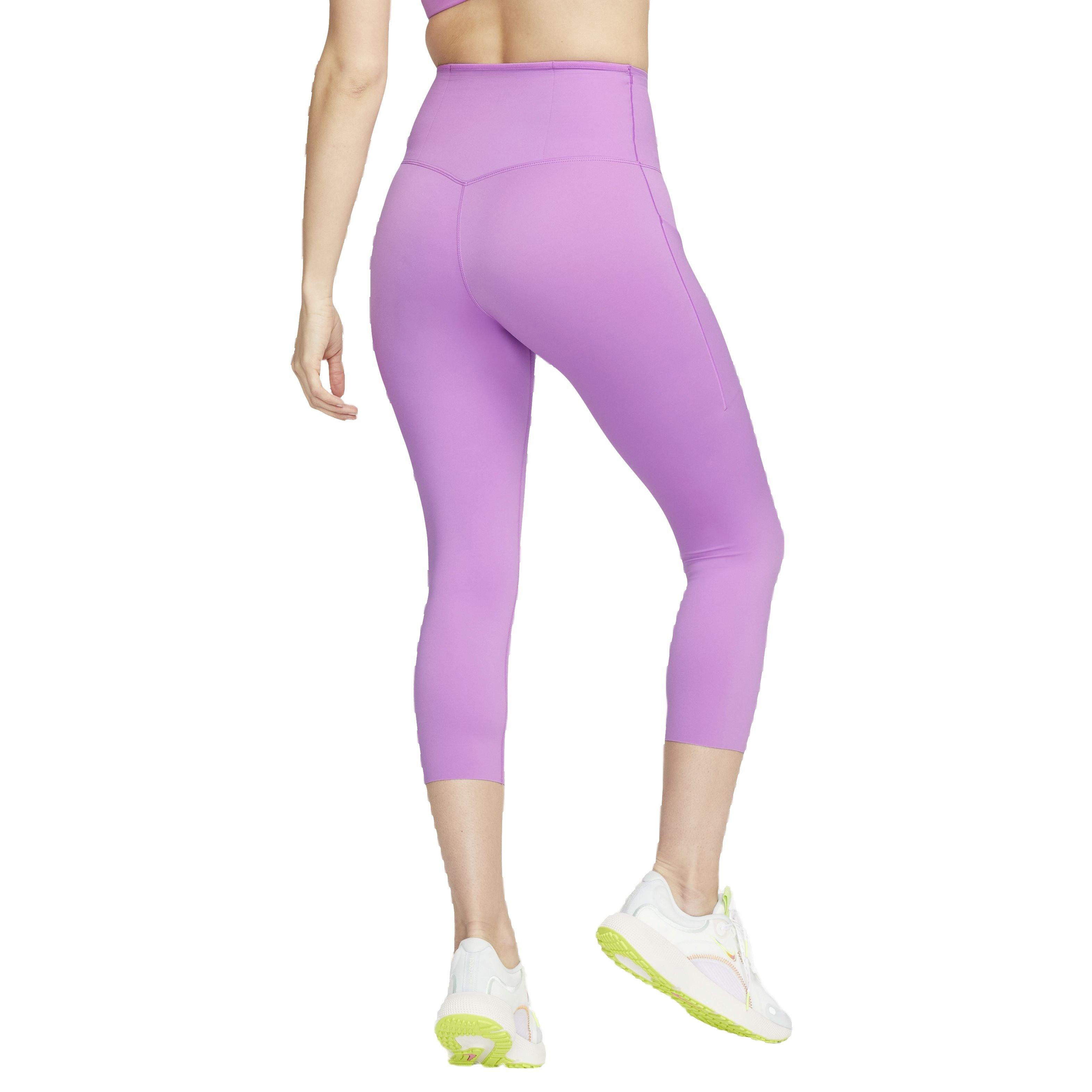 Nike Women's Dri-FIT Go High-Rise Firm-Support Cropped Leggings with Pockets