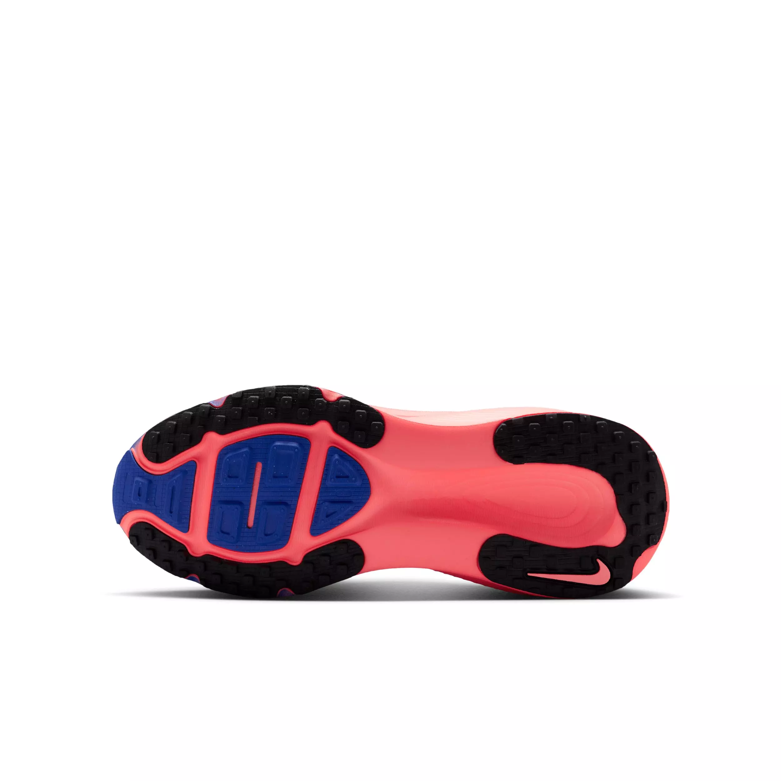 Nike Vomero 18 "White/Racer Blue/Atomic Pink/Black" Grade School Boys' Running Shoe - WHITE/BLUE/PINK/BLACK