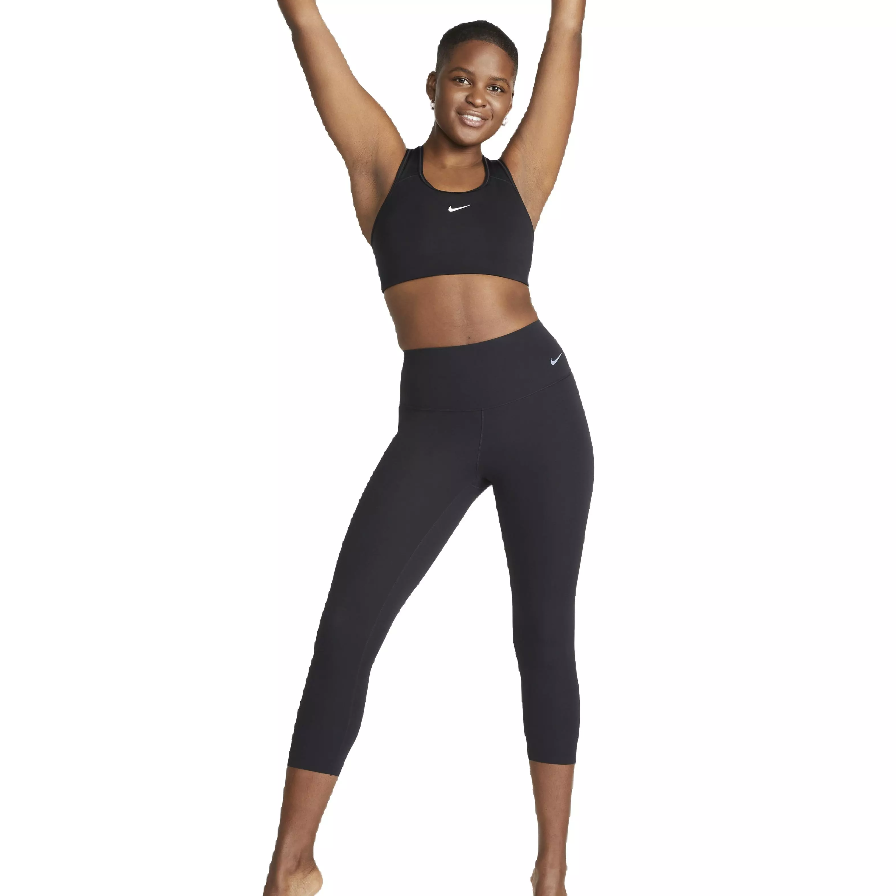 Nike Women's Dri-FIT Zenvy High-Rise Gentle-Support Cropped