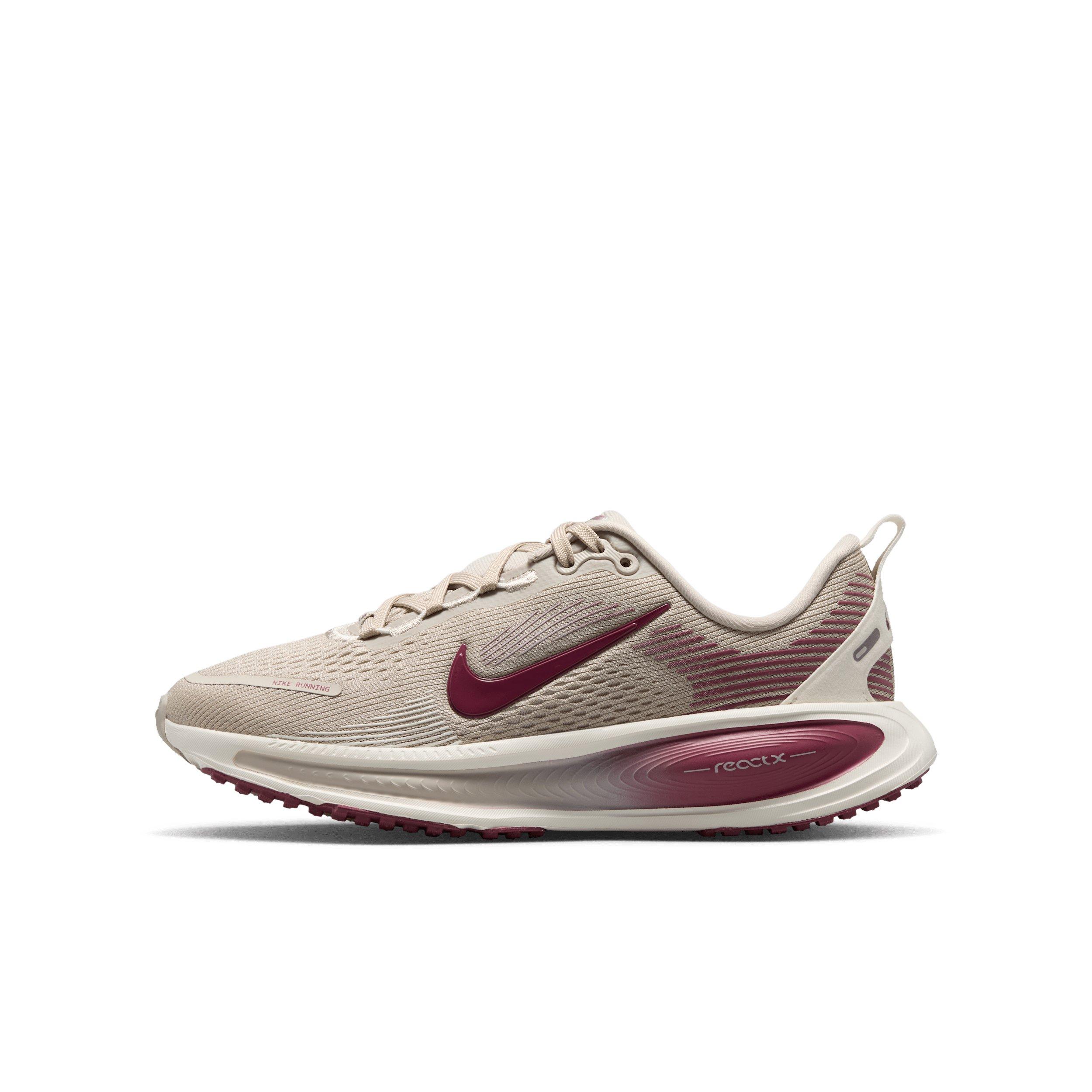 Nike Vomero 18 Grade School Girls' "Cream II/Sail/Pink Smoke" Running Shoe