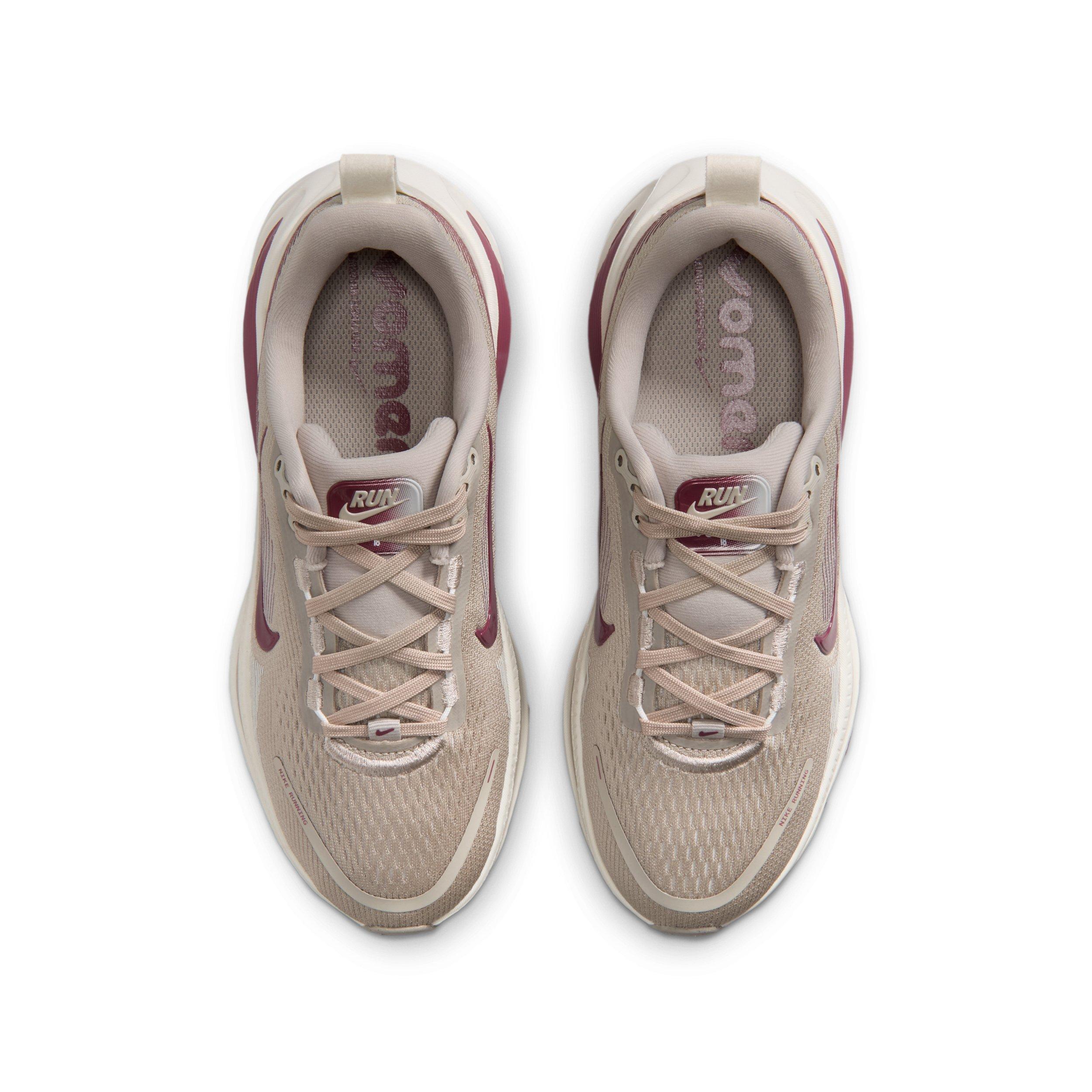 Nike Vomero 18 "Cream II/Sail/Pink Smoke" Grade School Girls' Running Shoe - CREAM/SAIL/PINK Thumbnail View 4