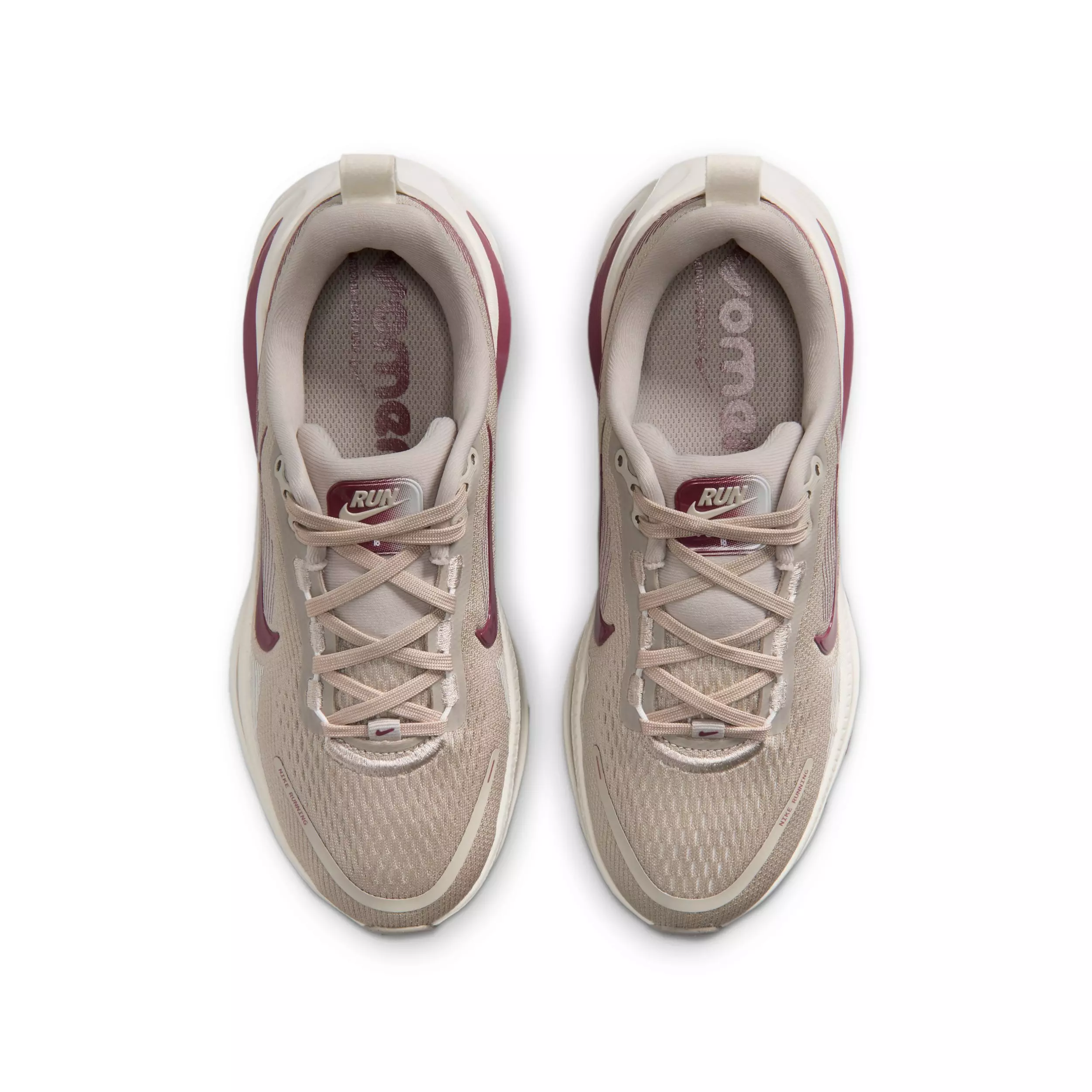 Nike Vomero 18 "Cream II/Sail/Pink Smoke" Grade School Girls' Running Shoe - CREAM/SAIL/PINK