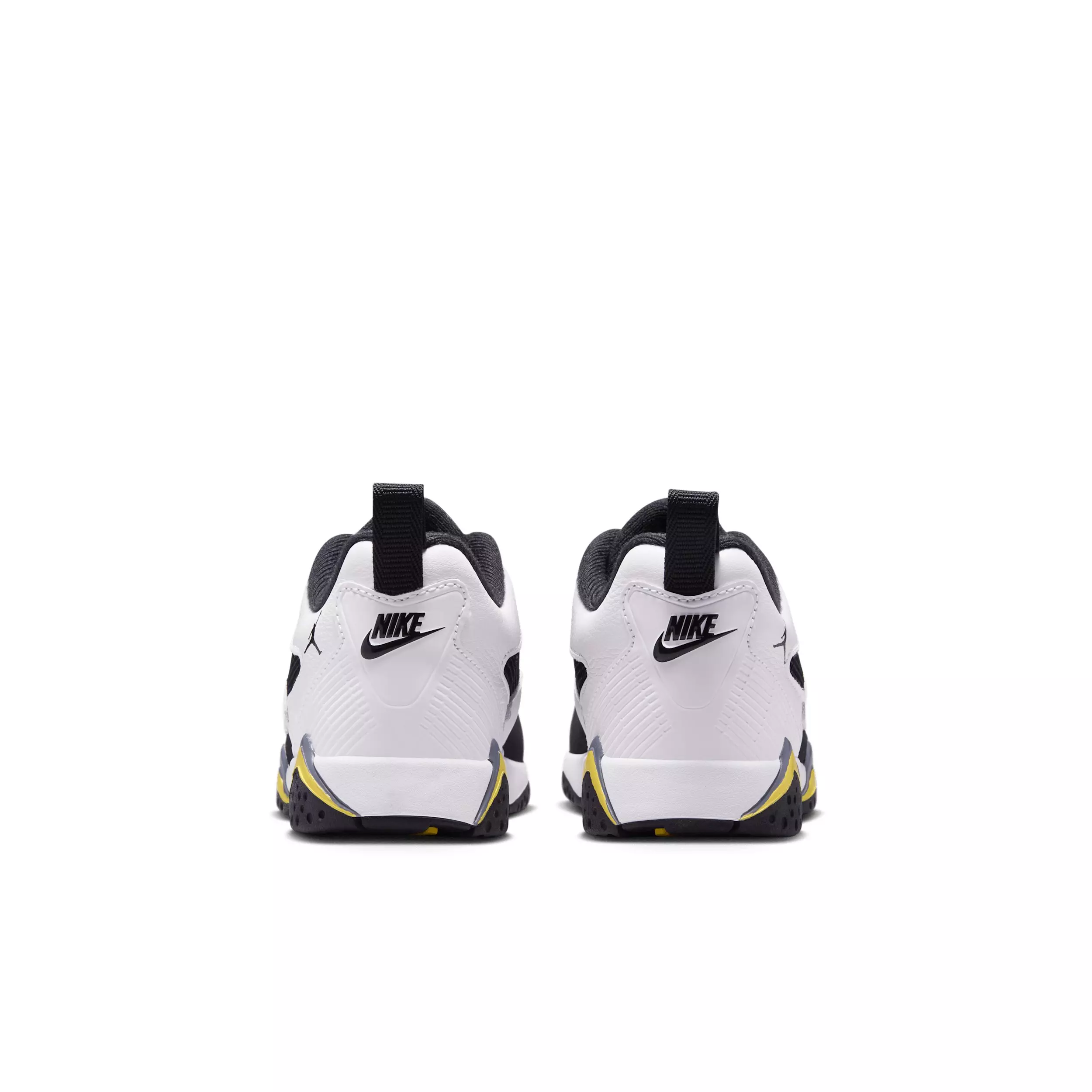 Jordan MVP 92 "White/Black/Dark Blue Grey/Tour Yellow" Preschool Boys' Shoe - WHITE/BLACK/DK GREY/YELLOW