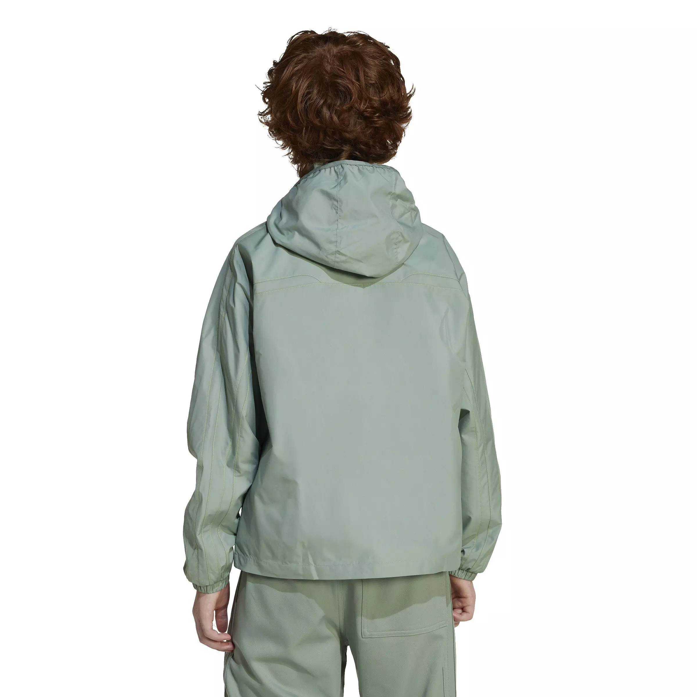 adidas Originals Big Kids' Trefoil Jacket - Green - GREEN