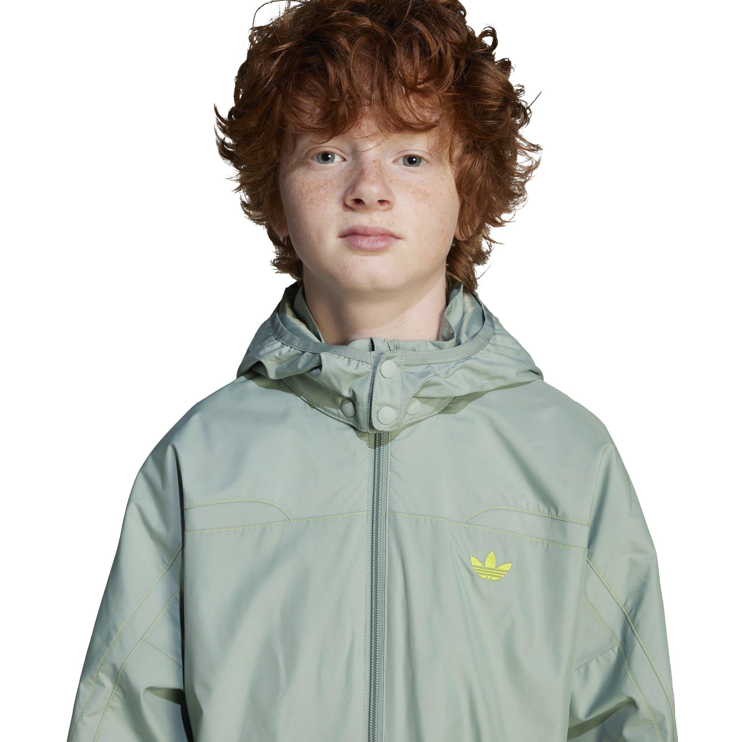 adidas Originals Trefoil Big Kids' Green Jacket