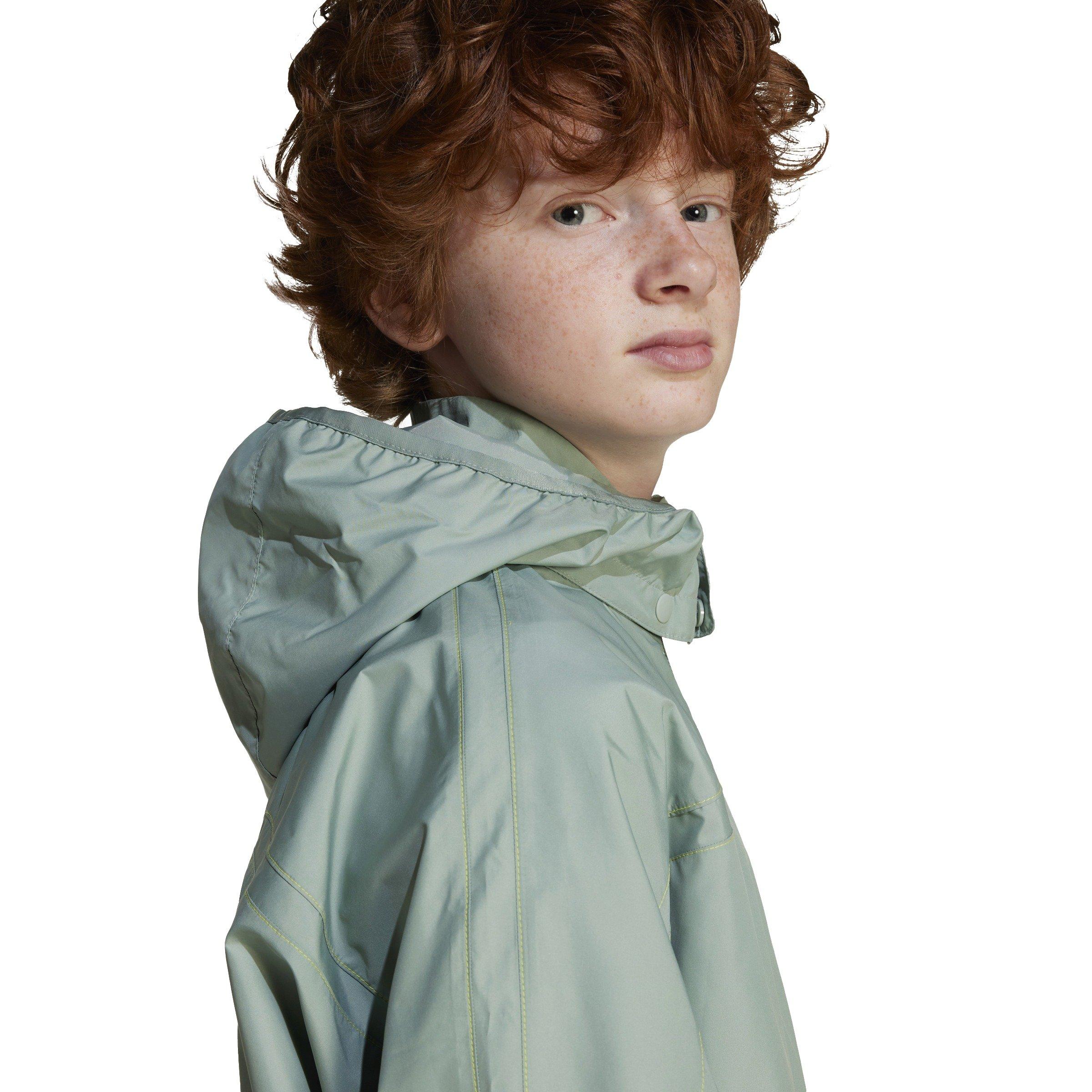 adidas Originals Trefoil Big Kids' Green Jacket