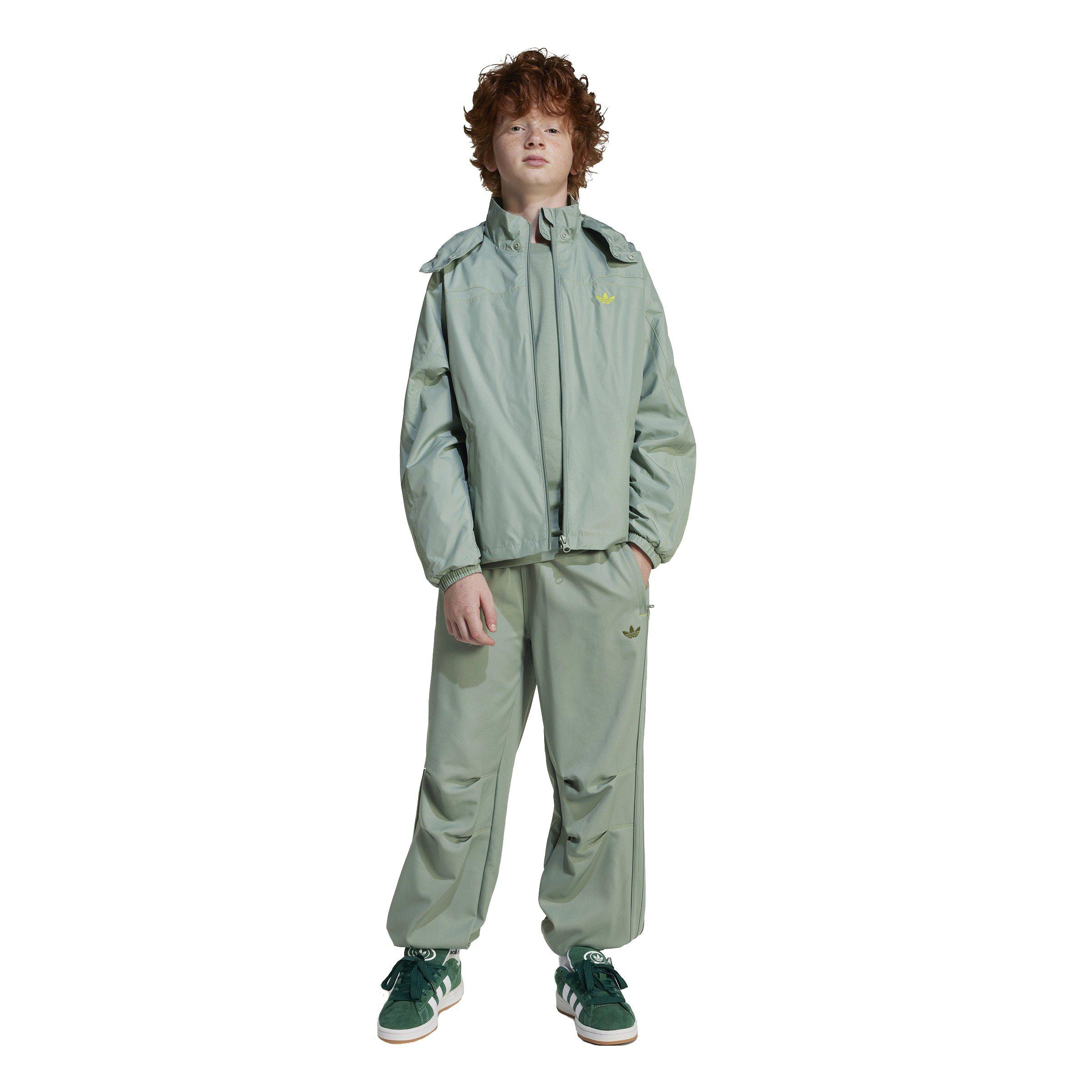 adidas Originals Trefoil Big Kids' Green Jacket