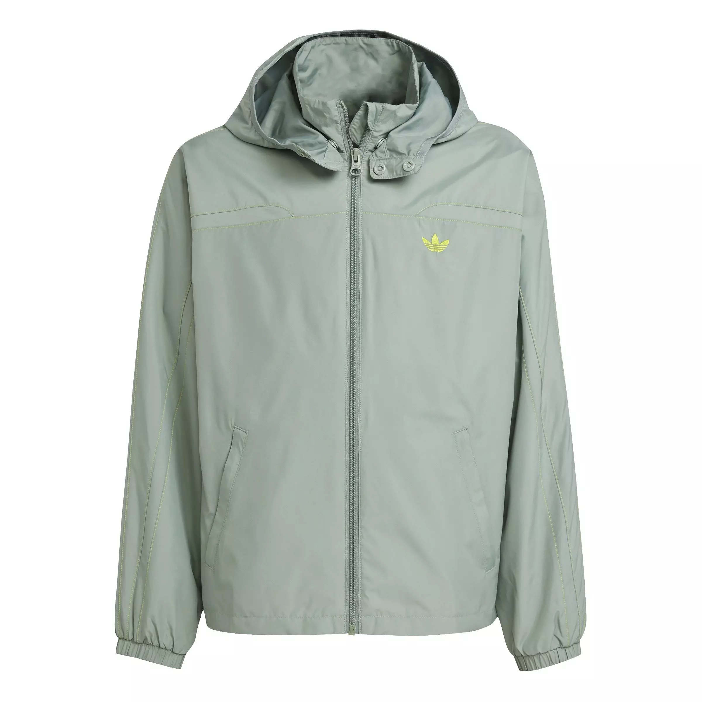 adidas Originals Big Kids' Trefoil Jacket - Green - GREEN