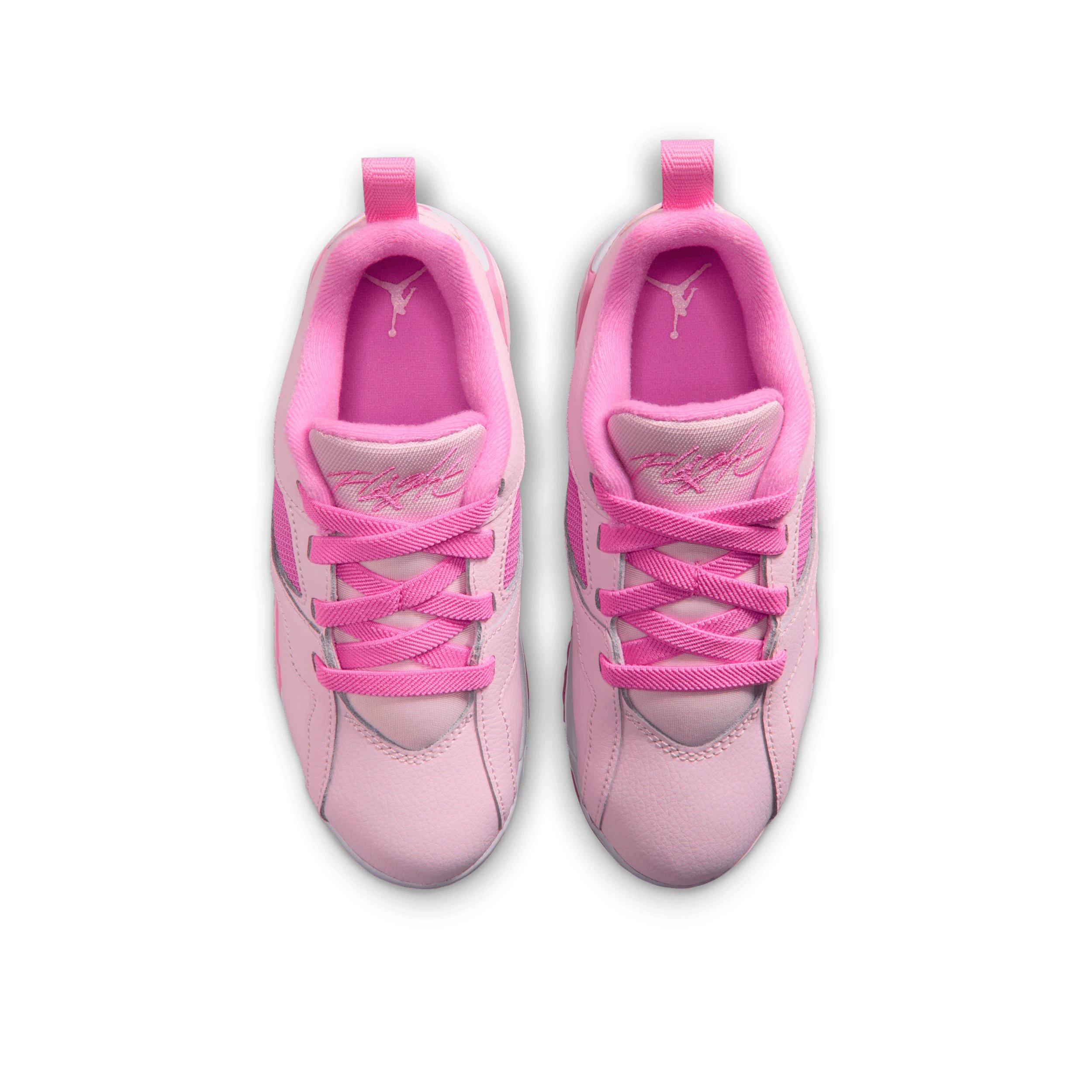 Jordan MVP 92 "Pink Foam/White/China Rose" Preschool Girls' Shoe - PINK/WHITE/ROSE Thumbnail View 4