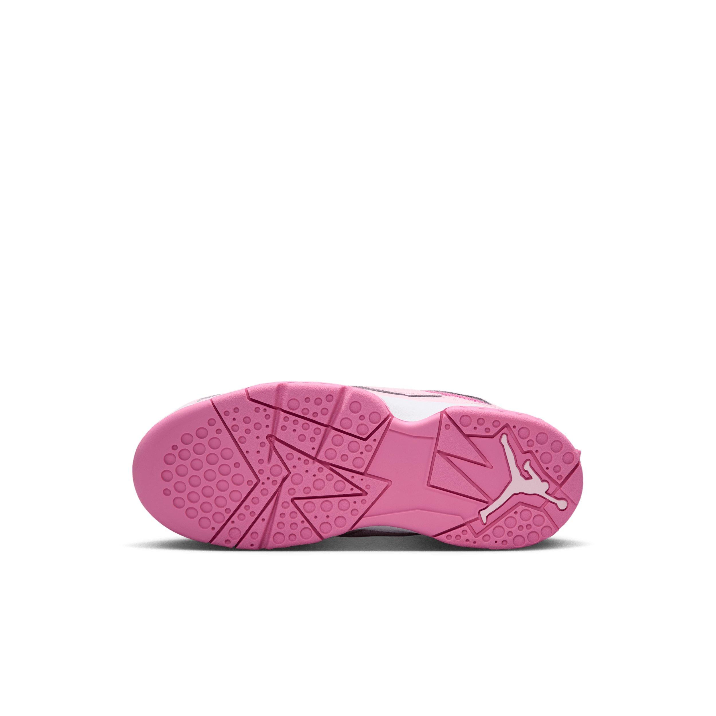 Jordan MVP 92 "Pink Foam/White/China Rose" Preschool Girls' Shoe - PINK/WHITE/ROSE Thumbnail View 6