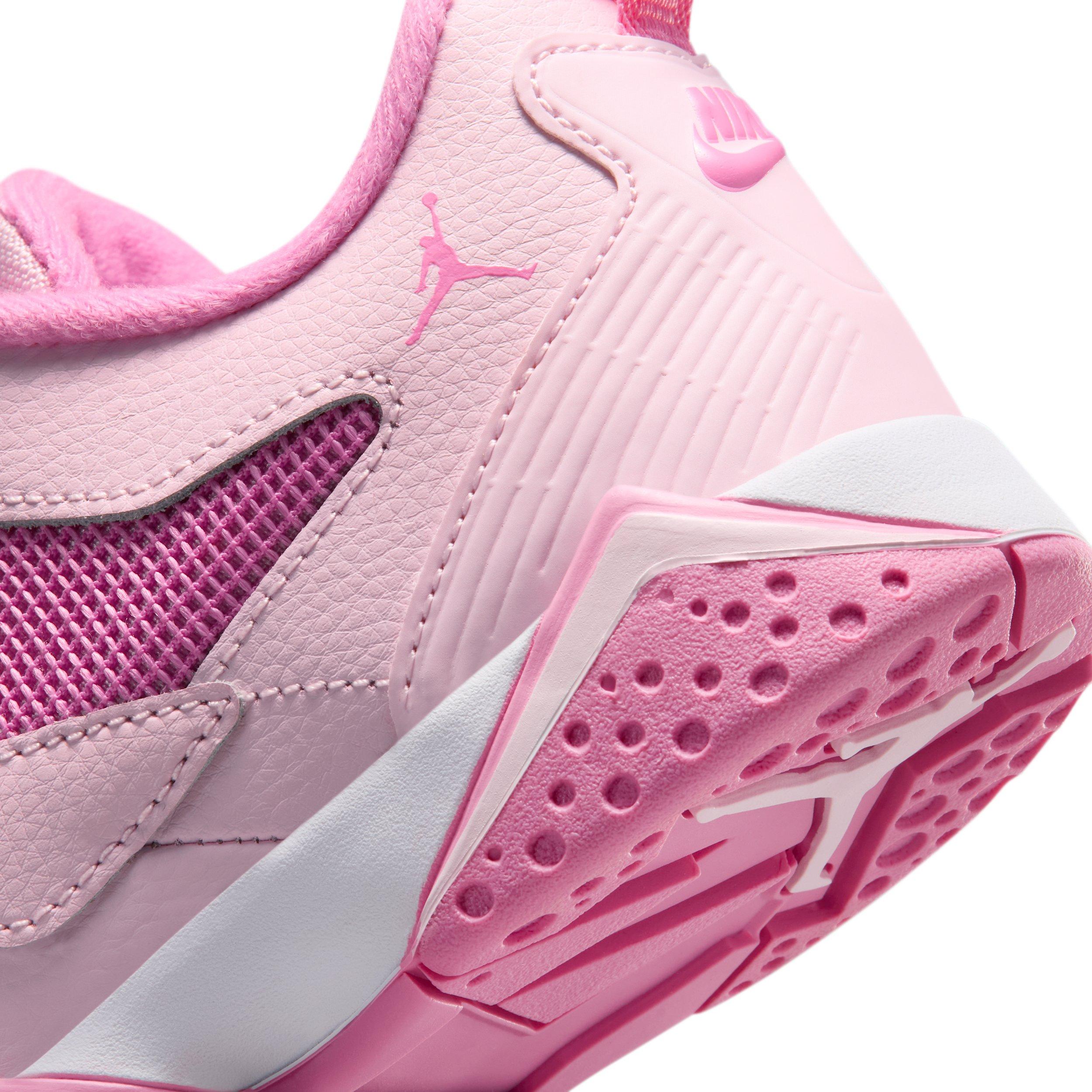 Jordan MVP 92 "Pink Foam/White/China Rose" Preschool Girls' Shoe - PINK/WHITE/ROSE Thumbnail View 8