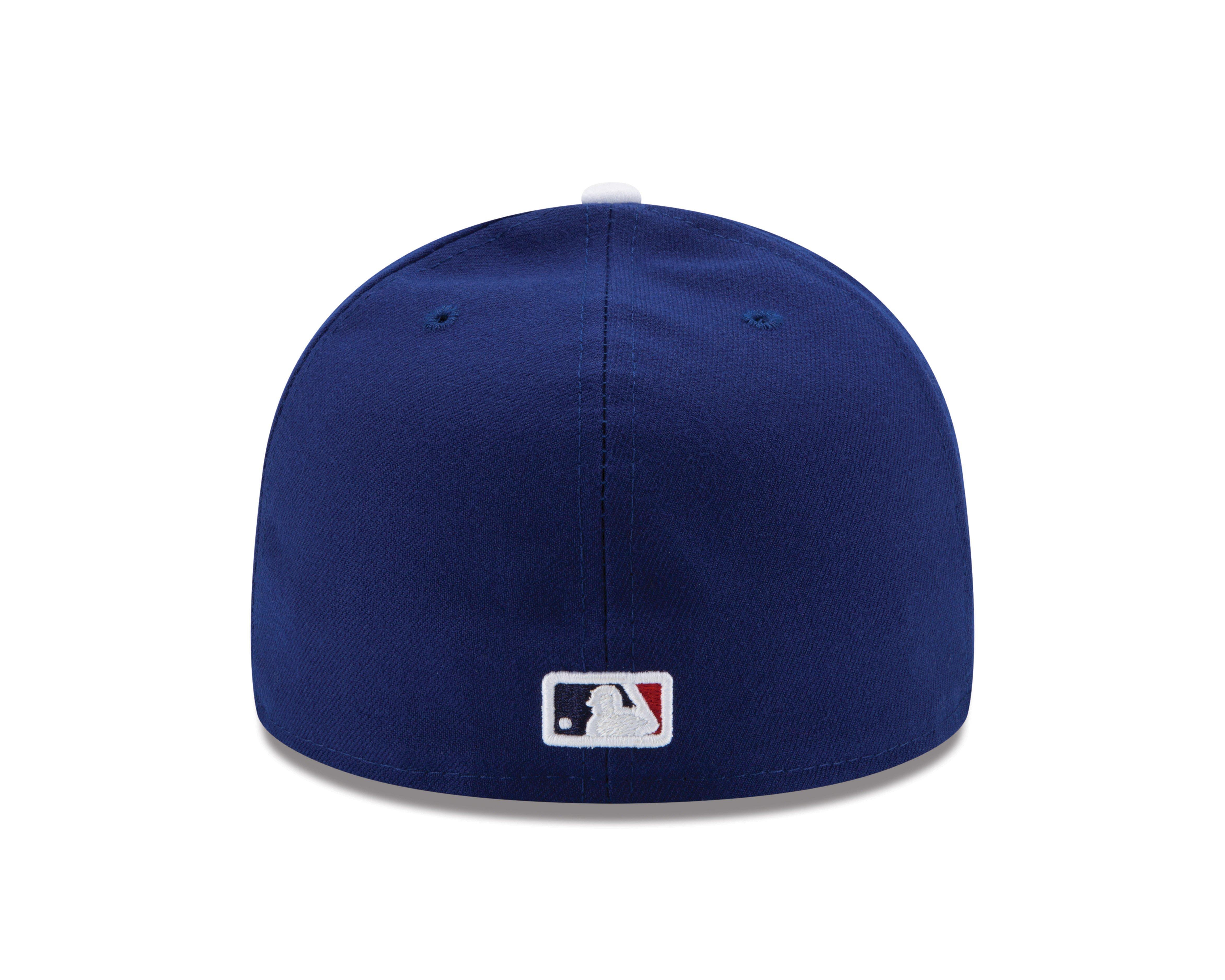 Pro Standard Los Angeles Dodgers Off White Blue Undervisor Snapback Hat -  Hibbett