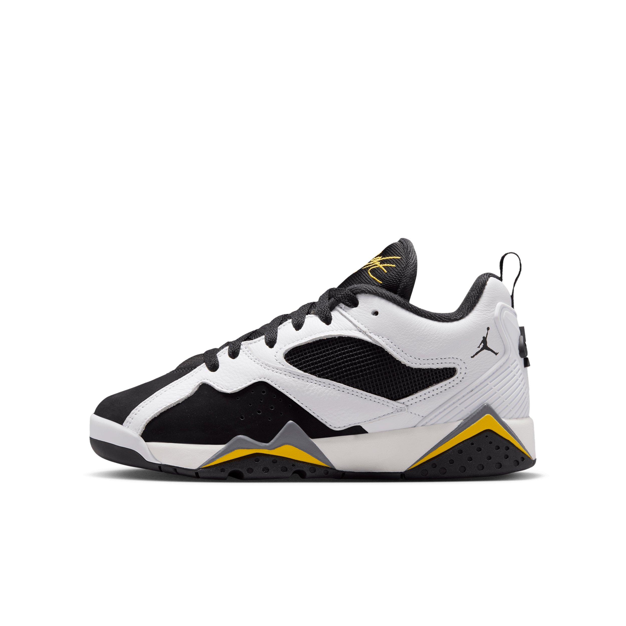 Jordan MVP 92 Grade School Boys' "White/Black/Dark Blue Grey/Tour Yellow" Shoe