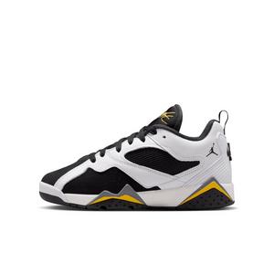 Jordan MVP 92 "White/Black/Dark Blue Grey/Tour Yellow" Grade School Boys' Shoe - WHITE/BLACK/DK GREY/YELLOW
