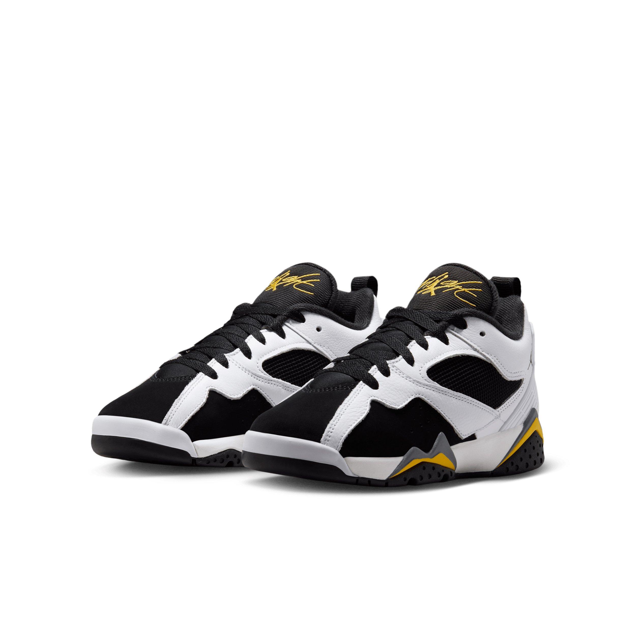 Jordan MVP 92 Grade School Boys' "White/Black/Dark Blue Grey/Tour Yellow" Shoe