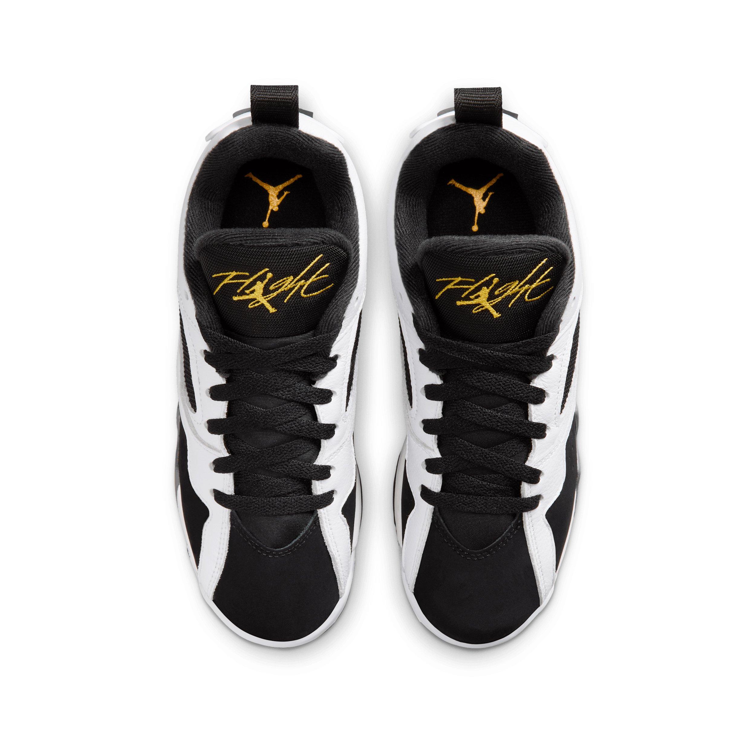 Jordan MVP 92 Grade School Boys' "White/Black/Dark Blue Grey/Tour Yellow" Shoe