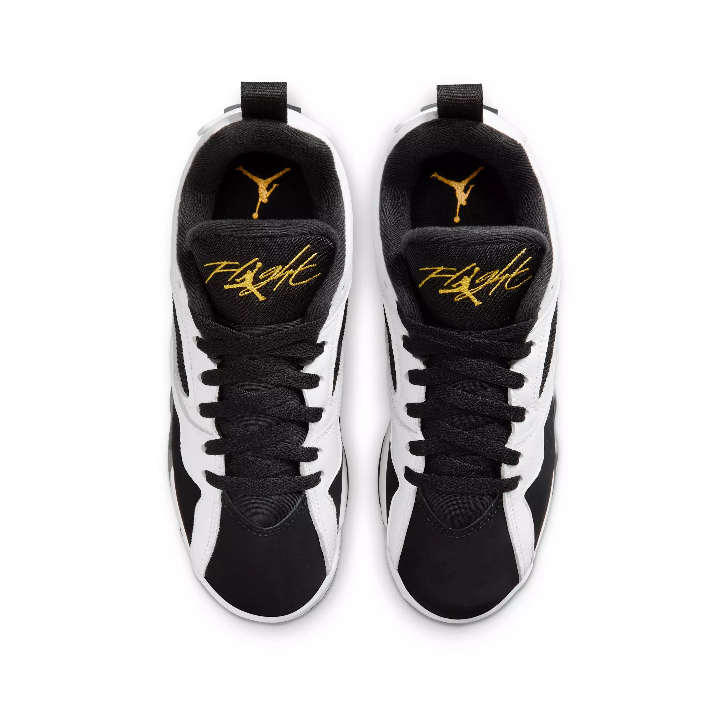 Jordan MVP 92 "White/Black/Dark Blue Grey/Tour Yellow" Grade School Boys' Shoe - WHITE/BLACK/DK GREY/YELLOW