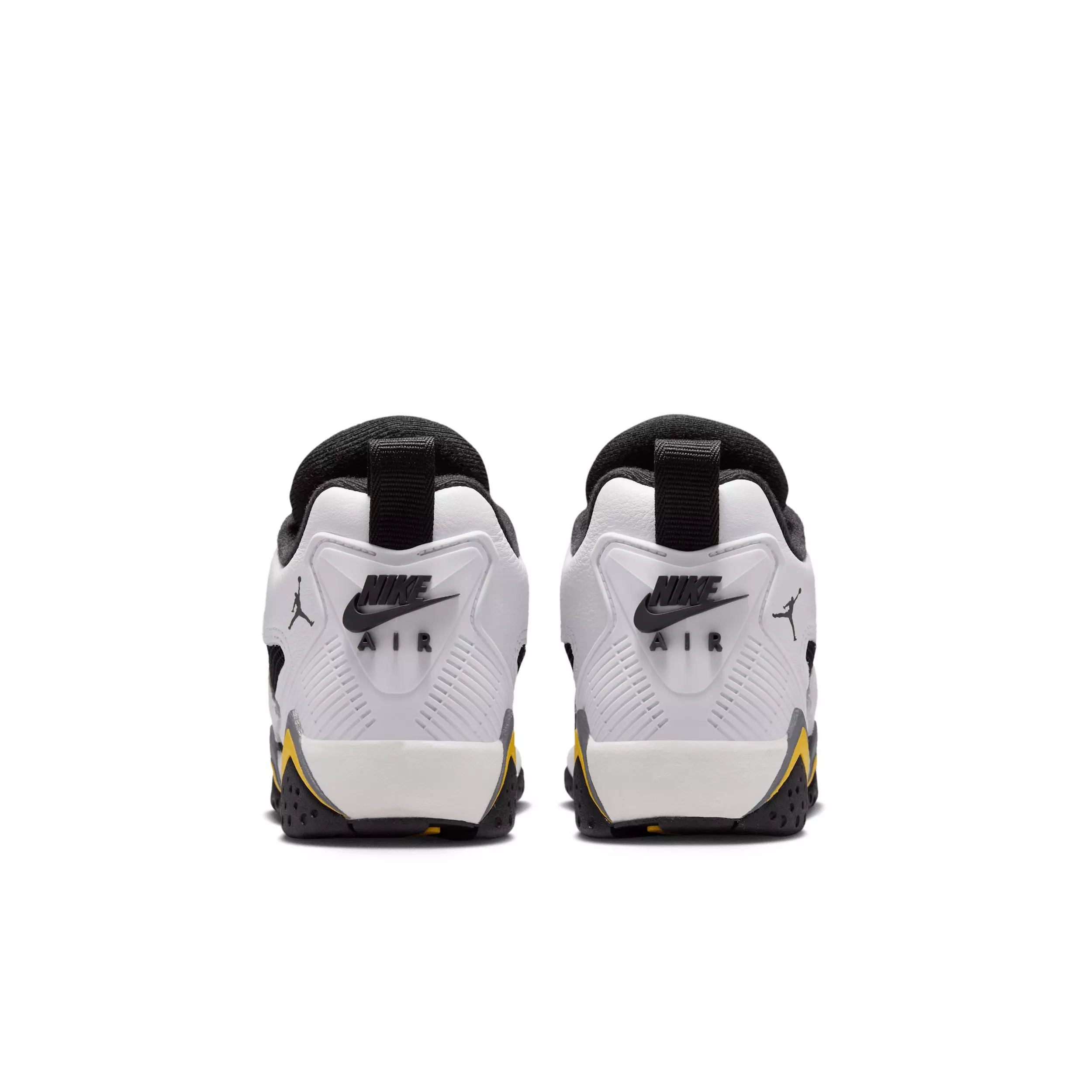 Jordan MVP 92 "White/Black/Dark Blue Grey/Tour Yellow" Grade School Boys' Shoe - WHITE/BLACK/DK GREY/YELLOW