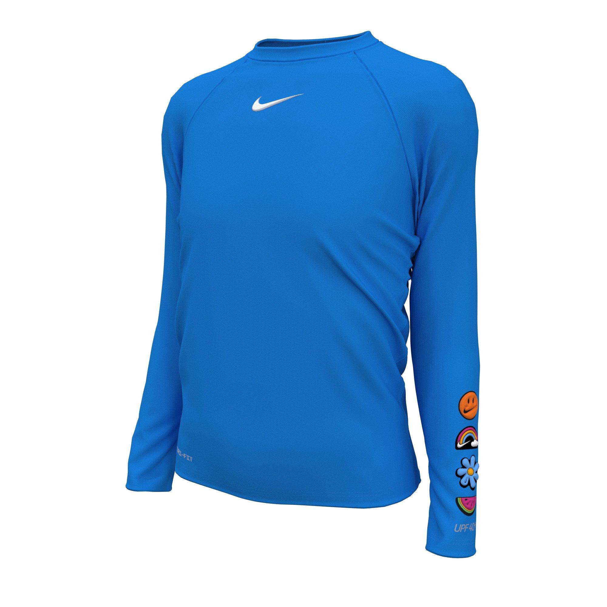 Nike Big Girls' Swim Charms Long Sleeve Hydroguard