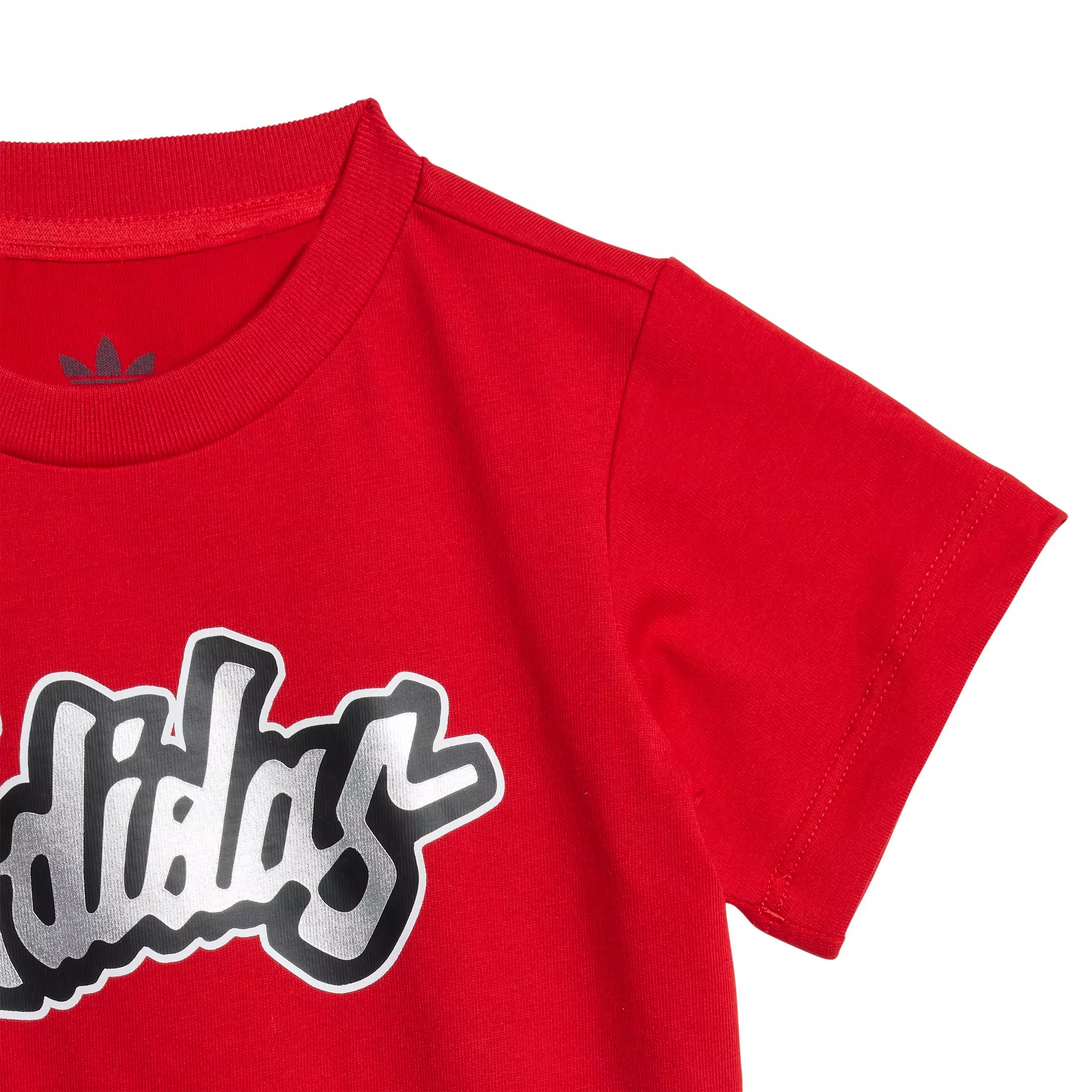 adidas Originals Infant Boys' Short Tee Set -Red/Black - RED/BLACK