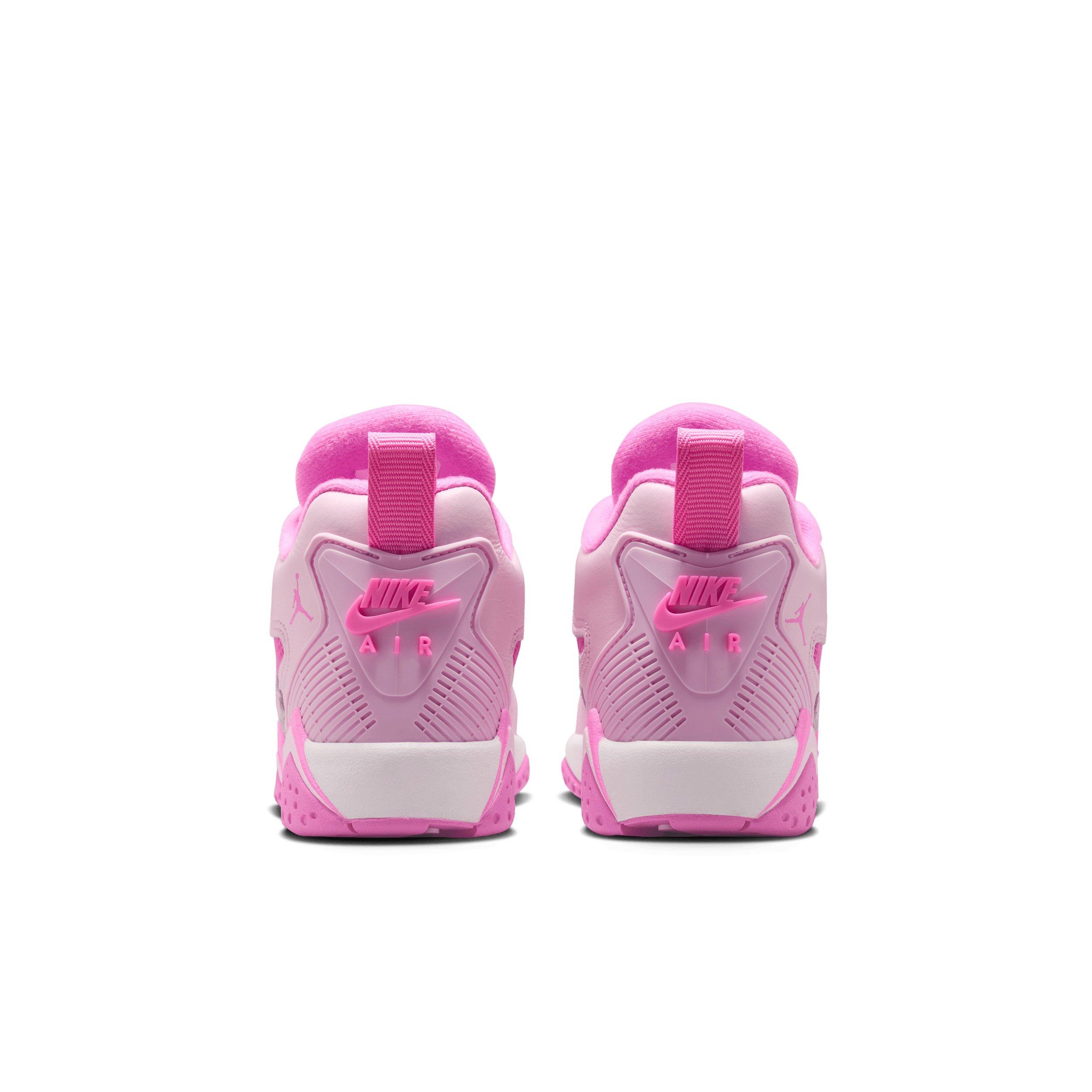 Jordan MVP 92 "Pink Foam/White/China Rose" Grade School Girls' Shoe - PNK/WHITE/ROSE Thumbnail View 5