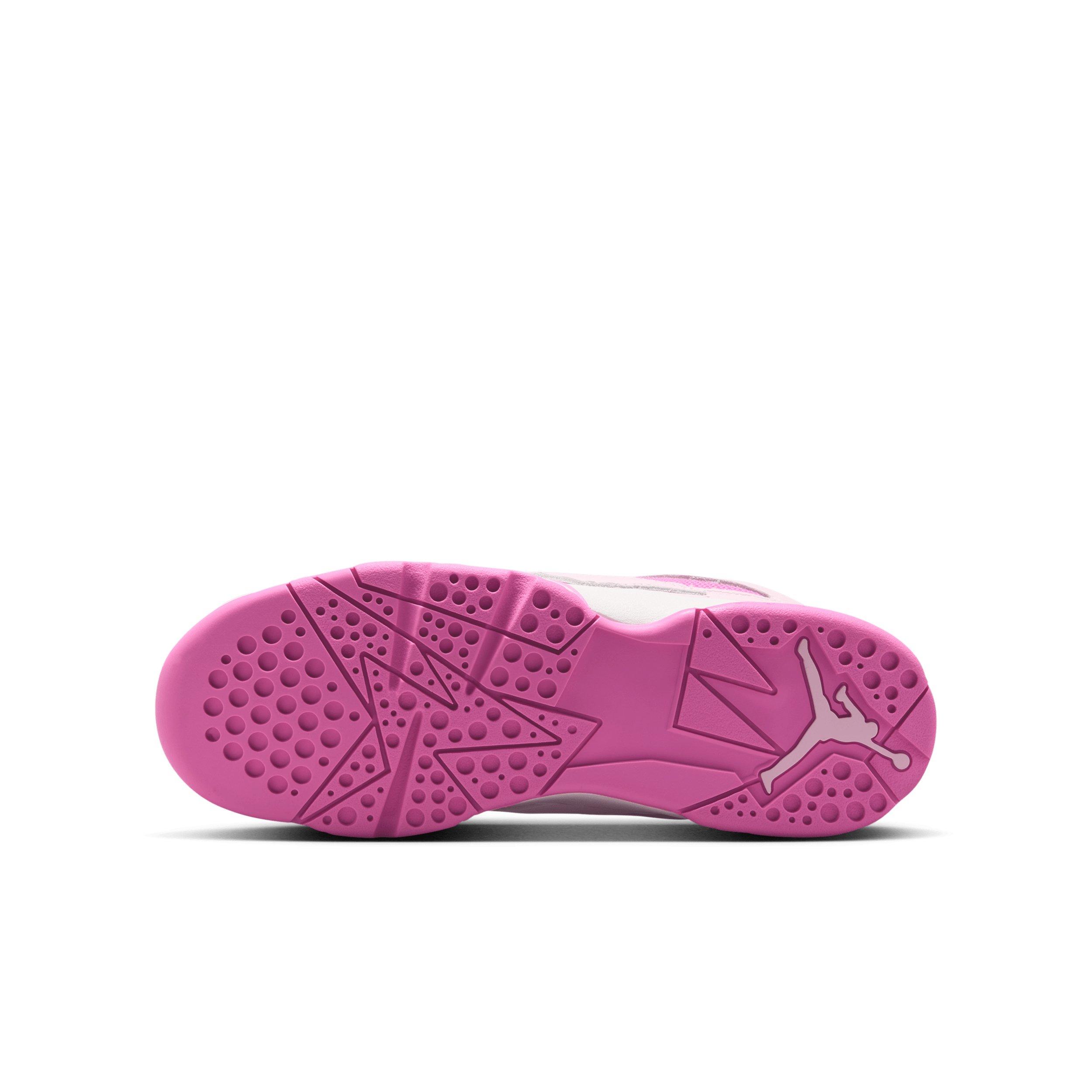 Jordan MVP 92 "Pink Foam/White/China Rose" Grade School Girls' Shoe - PNK/WHITE/ROSE Thumbnail View 6