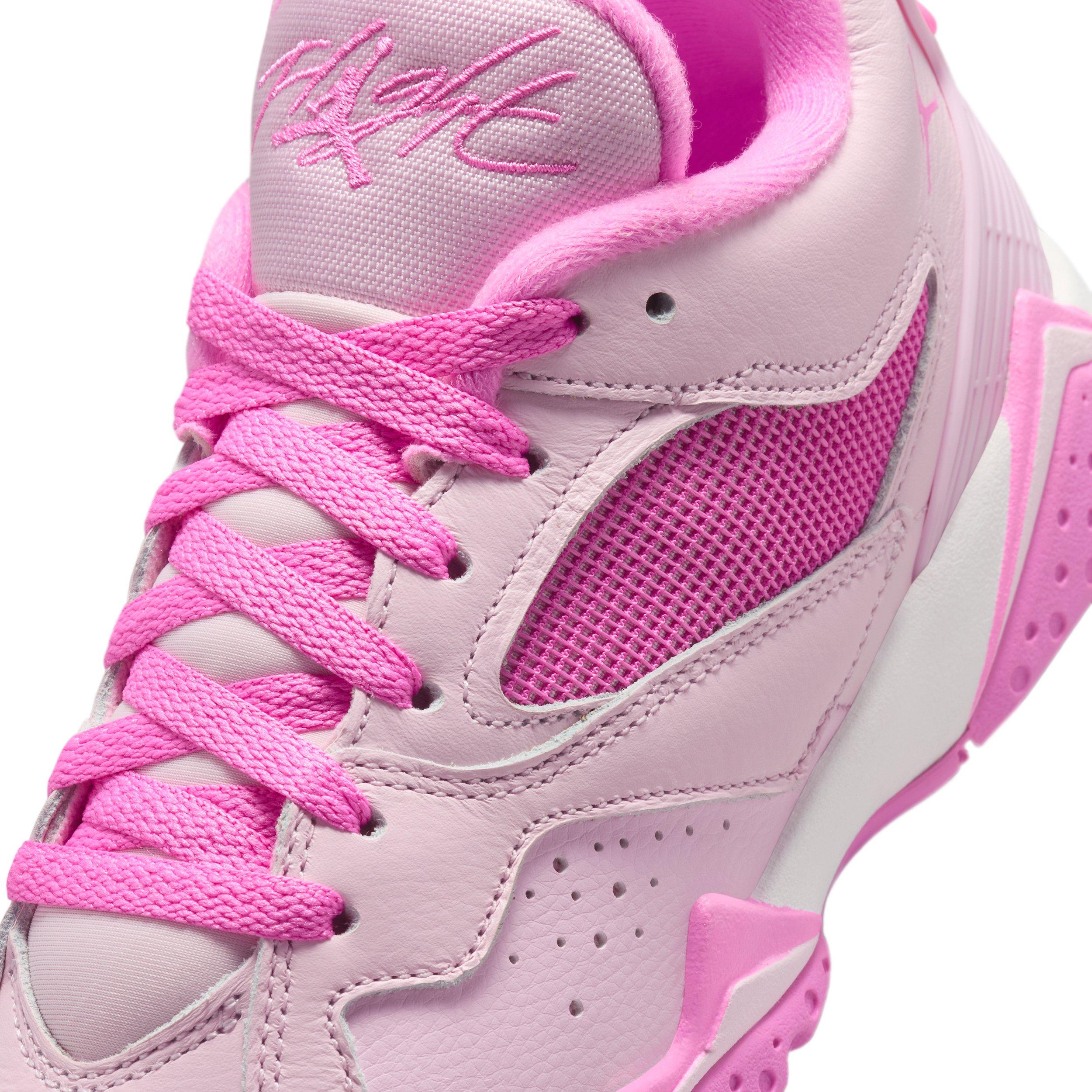 Jordan MVP 92 "Pink Foam/White/China Rose" Grade School Girls' Shoe - PNK/WHITE/ROSE Thumbnail View 7