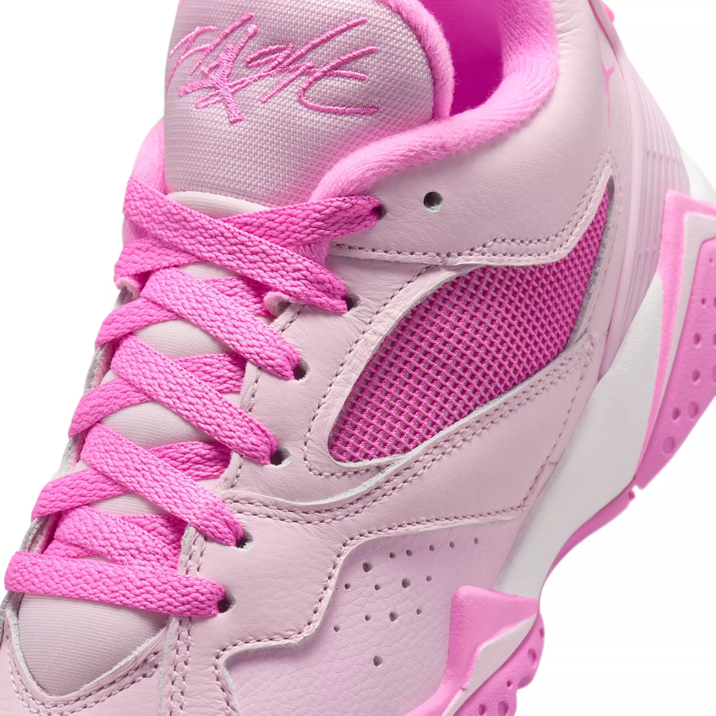 Jordan MVP 92 "Pink Foam/White/China Rose" Grade School Girls' Shoe - PNK/WHITE/ROSE