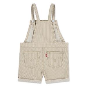 Levi's Baby Girls' Knot Strap Cream Wash Denim Shortalls