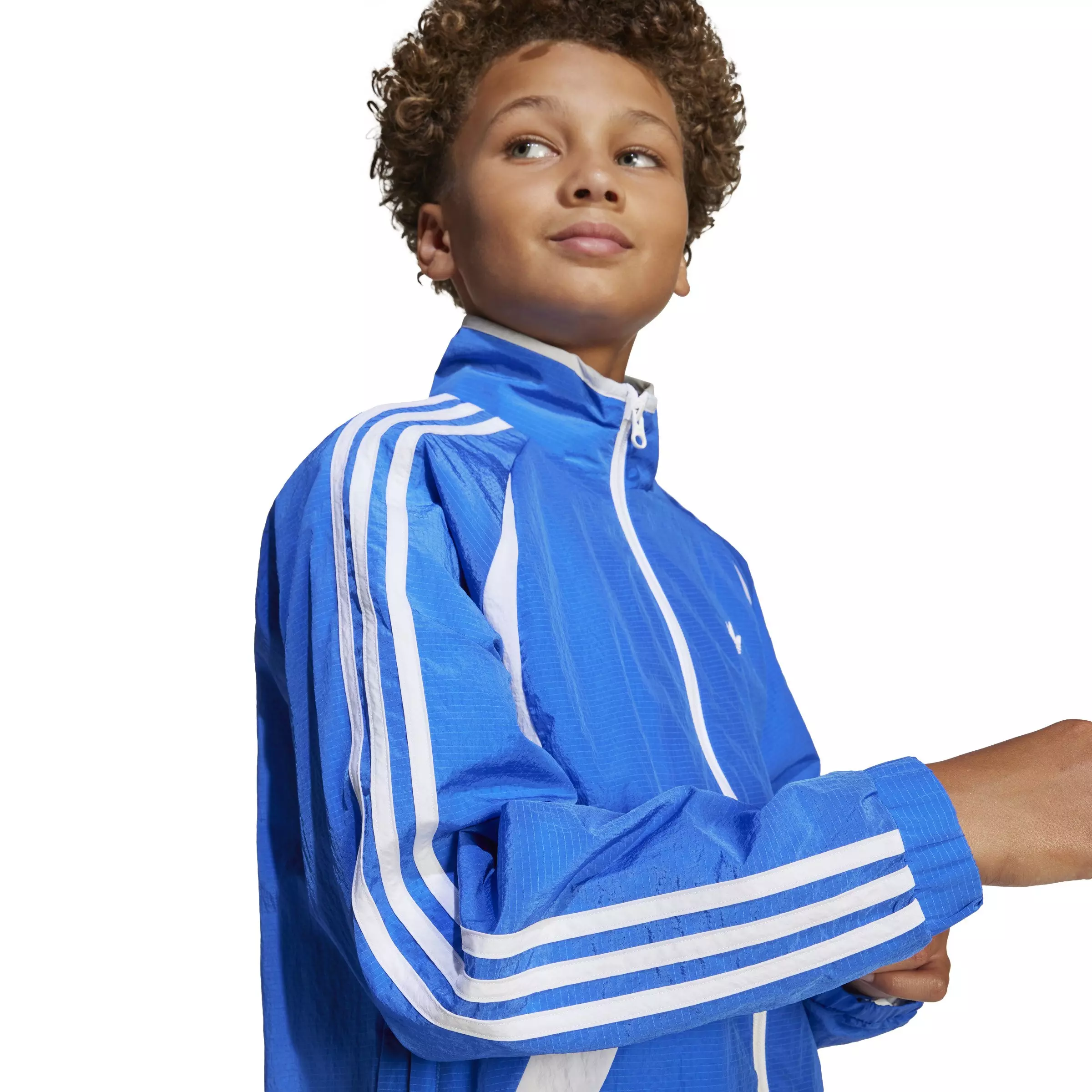 adidas Originals Big Kids' Teamgeist Track Top - Blue - BLUE