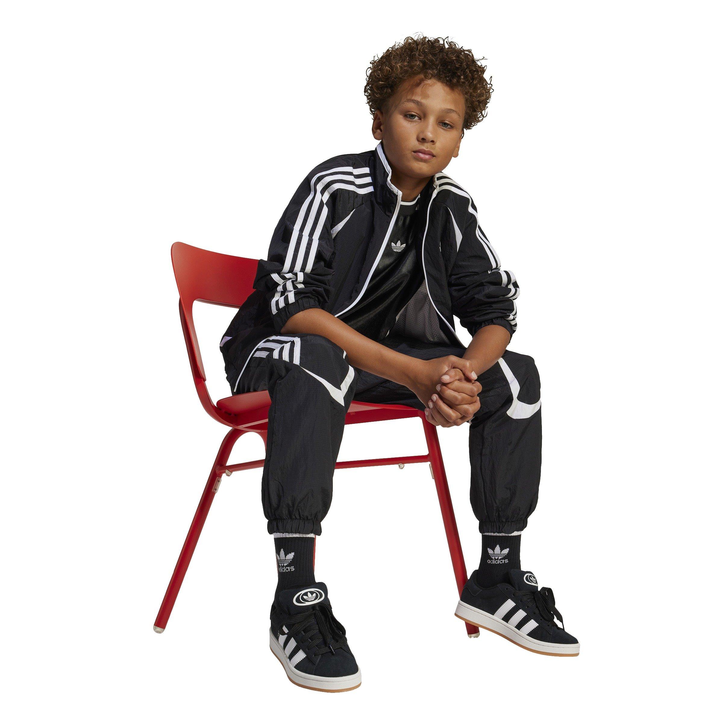 adidas Originals Teamgeist Big Kids' Black Track Top