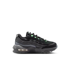 Nike Air Max 95 Recraft "Black/Cool Grey/Iron Grey/Illusion Green" Preschool Boys' Shoe