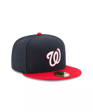 New Era Men Washington Nationals Authentic Collection 59Fifty Fitted Hat