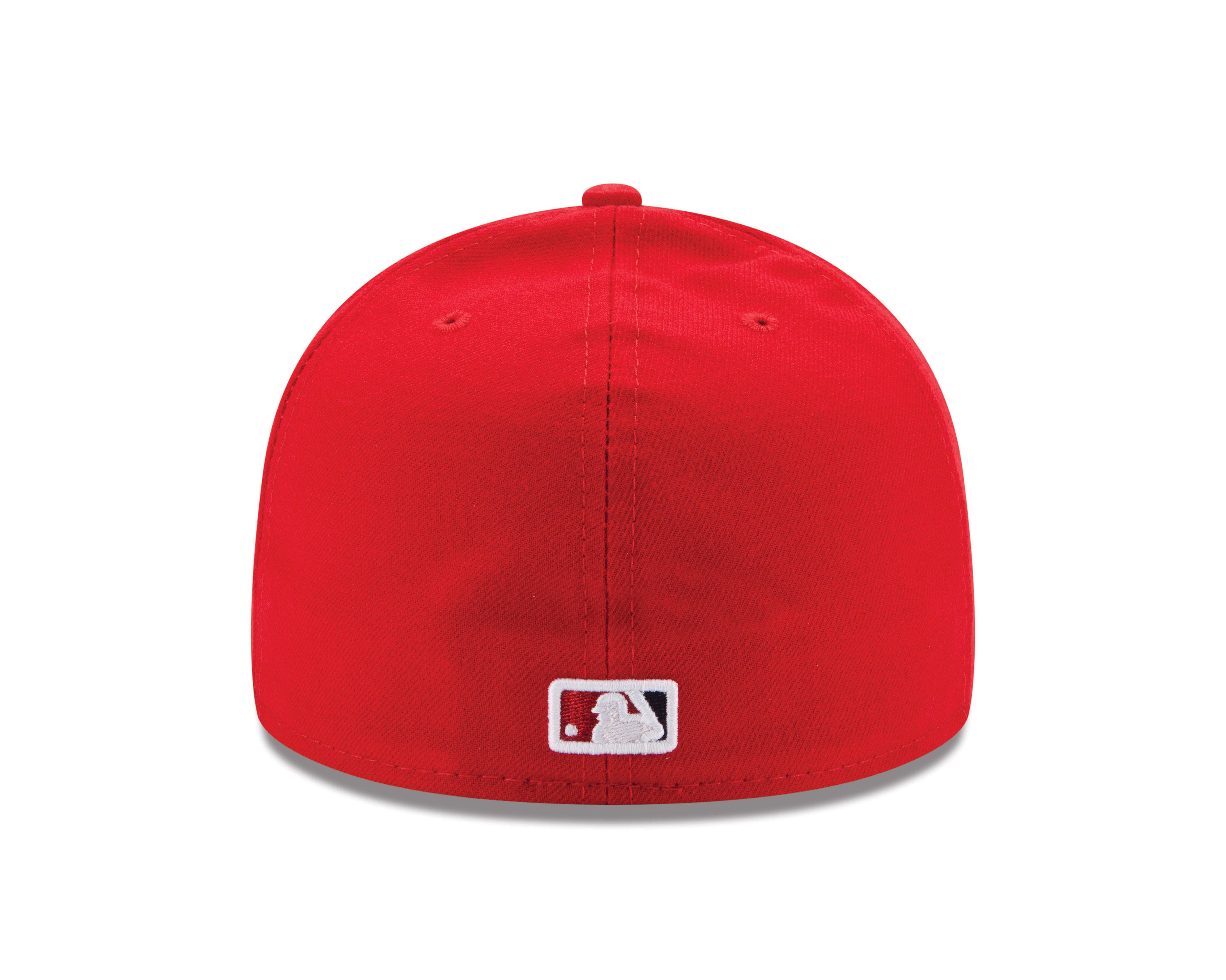 New Era Washington Nationals 59FIFTY Gameday Fitted Hat-Navy/Blue - RED Thumbnail View 4