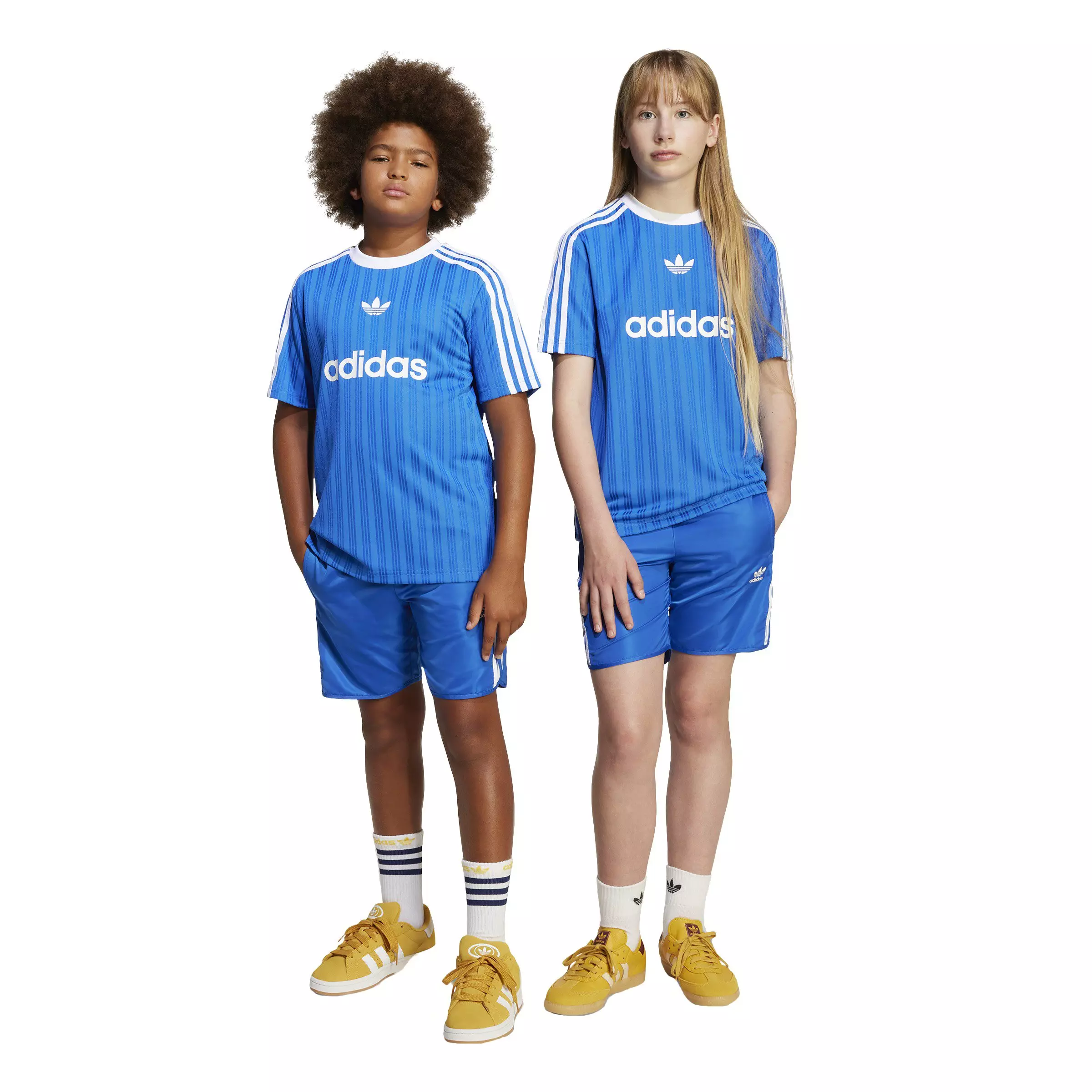 adidas Originals Big Kids' Adicolor Shorts - Blue - BLUE