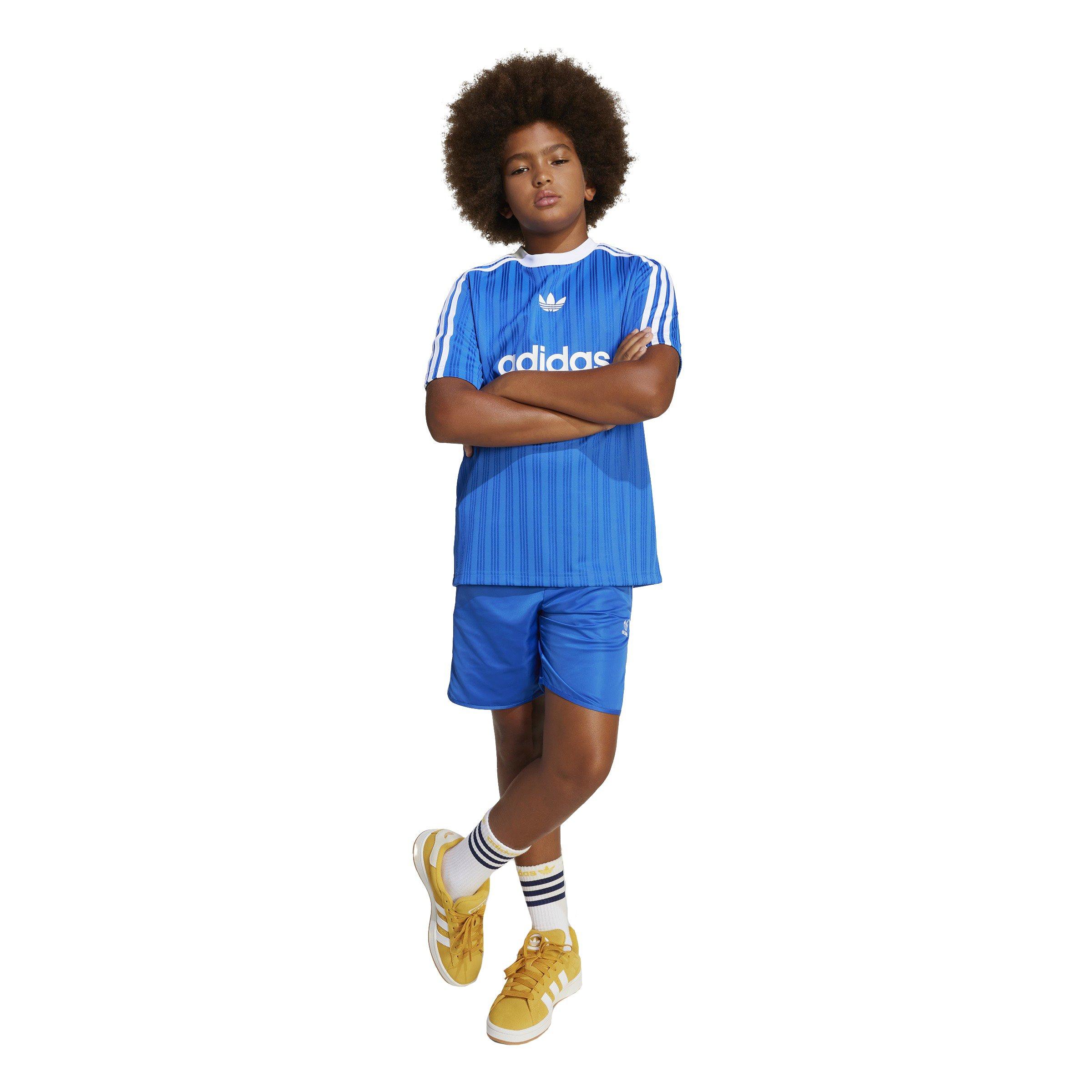 adidas Originals Big Kids' Adicolor Shorts - Blue - BLUE Thumbnail View 5