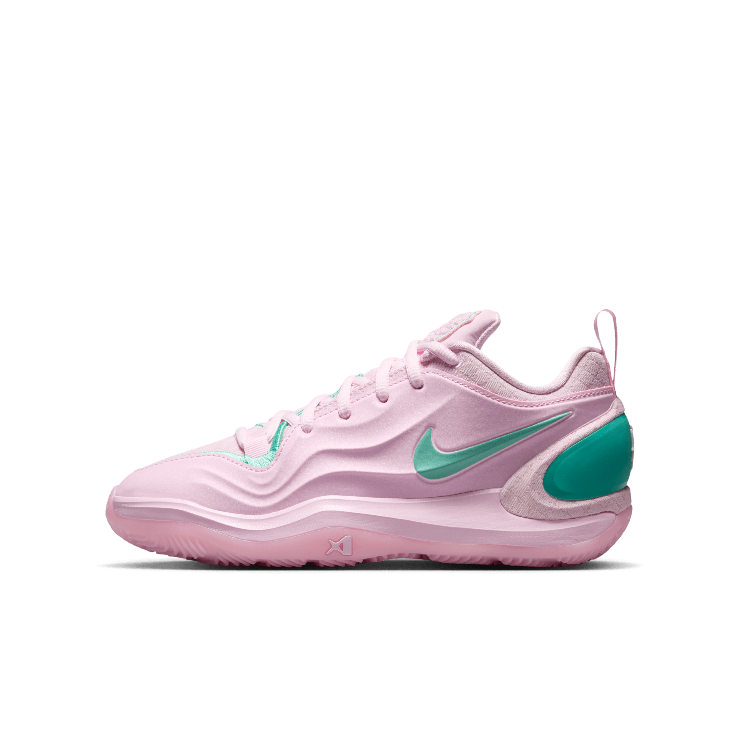 Nike A'Two "Playmakers" Big Kids' Basketball Shoe - PINK Thumbnail View 4