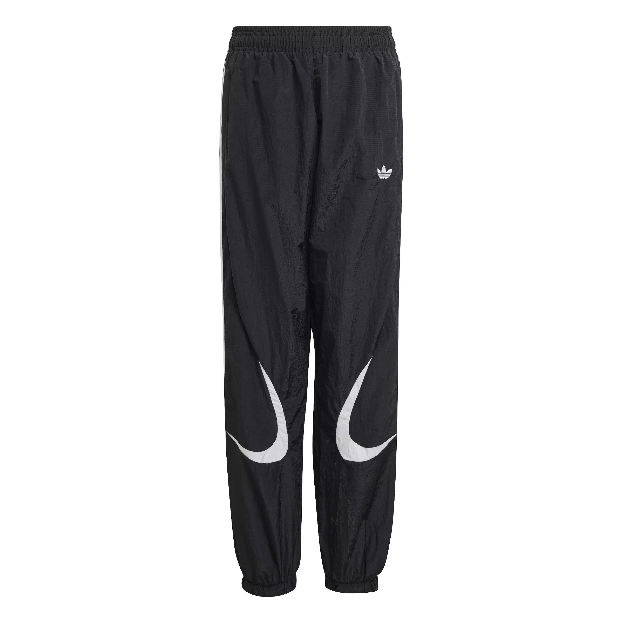 adidas Originals Big Kids' Teamgeist Track Pants - Black - BLACK