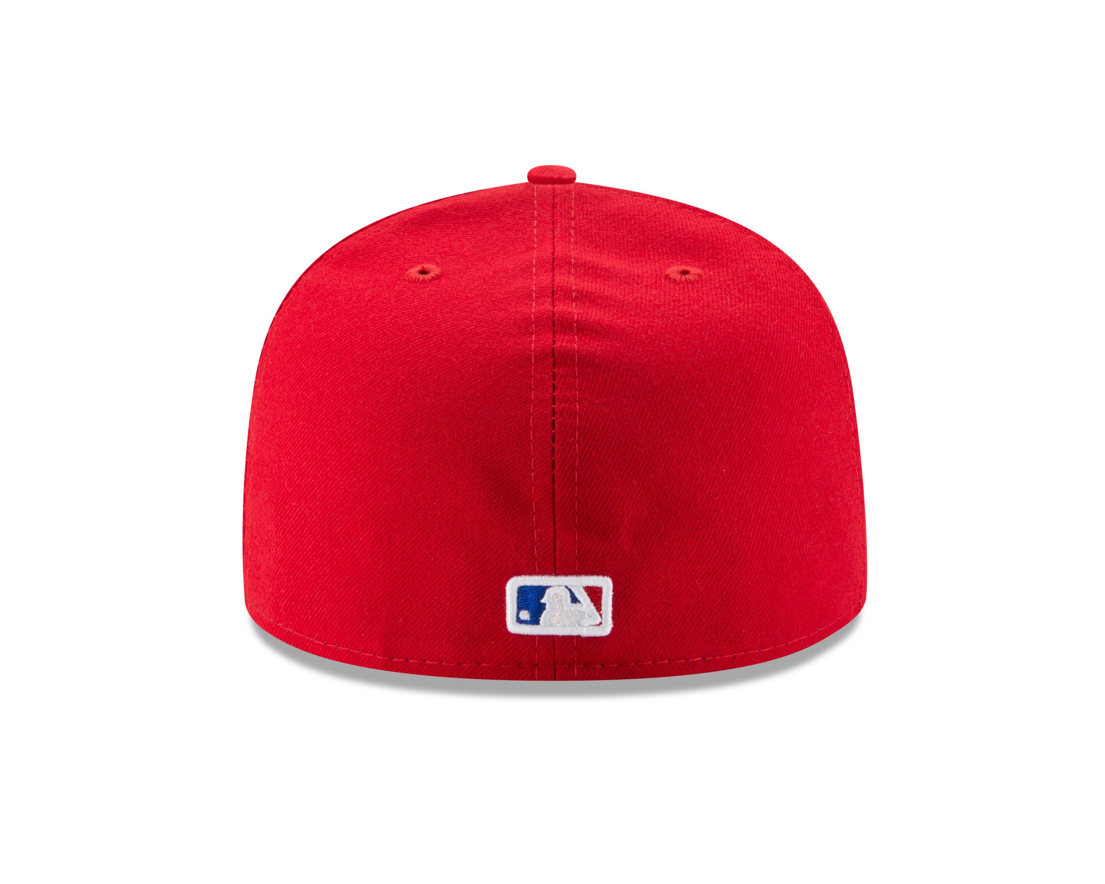 New Era Texas Rangers 59FIFTY Fitted Hat-Red