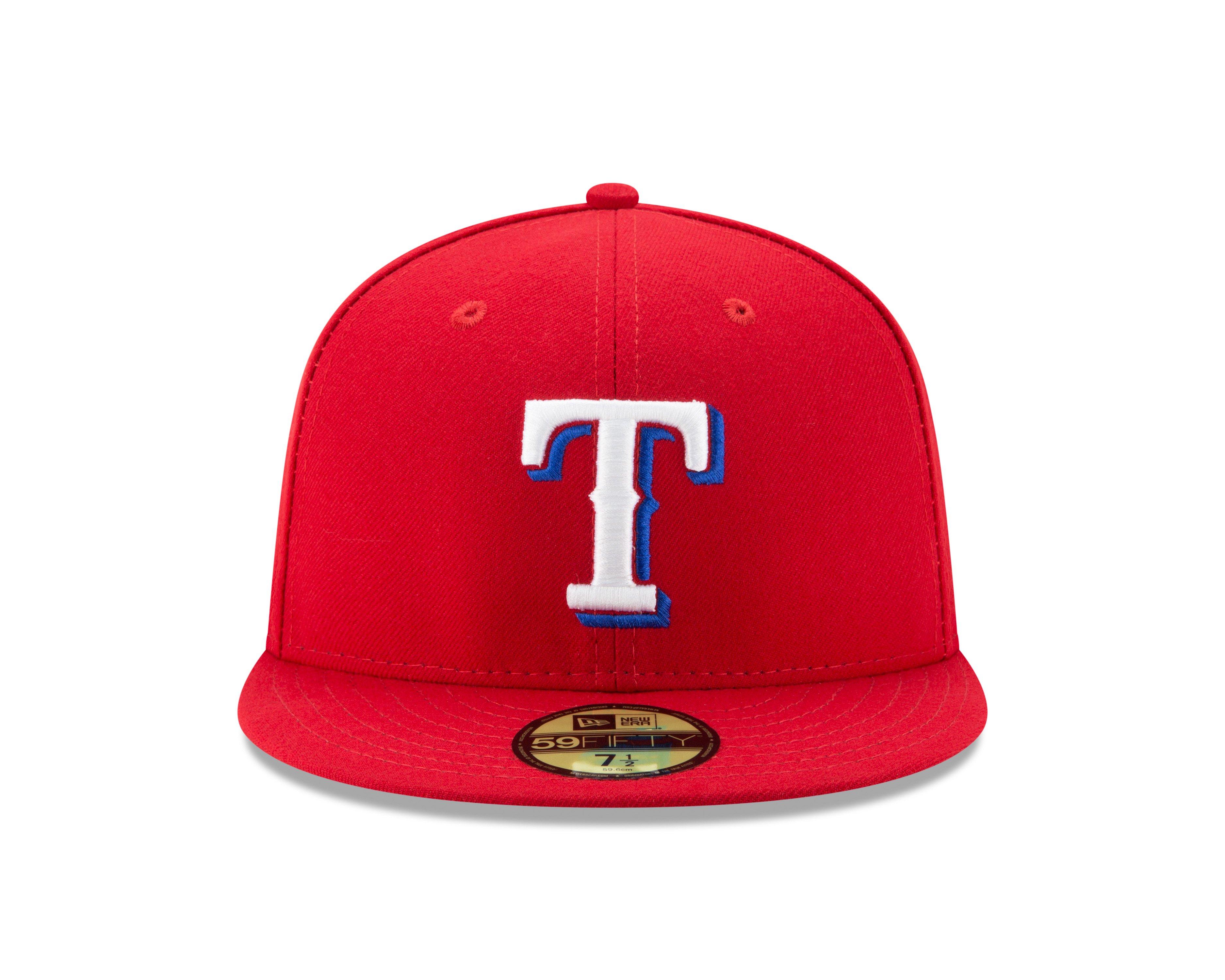 New Era Texas Rangers 59FIFTY Fitted Hat-Red