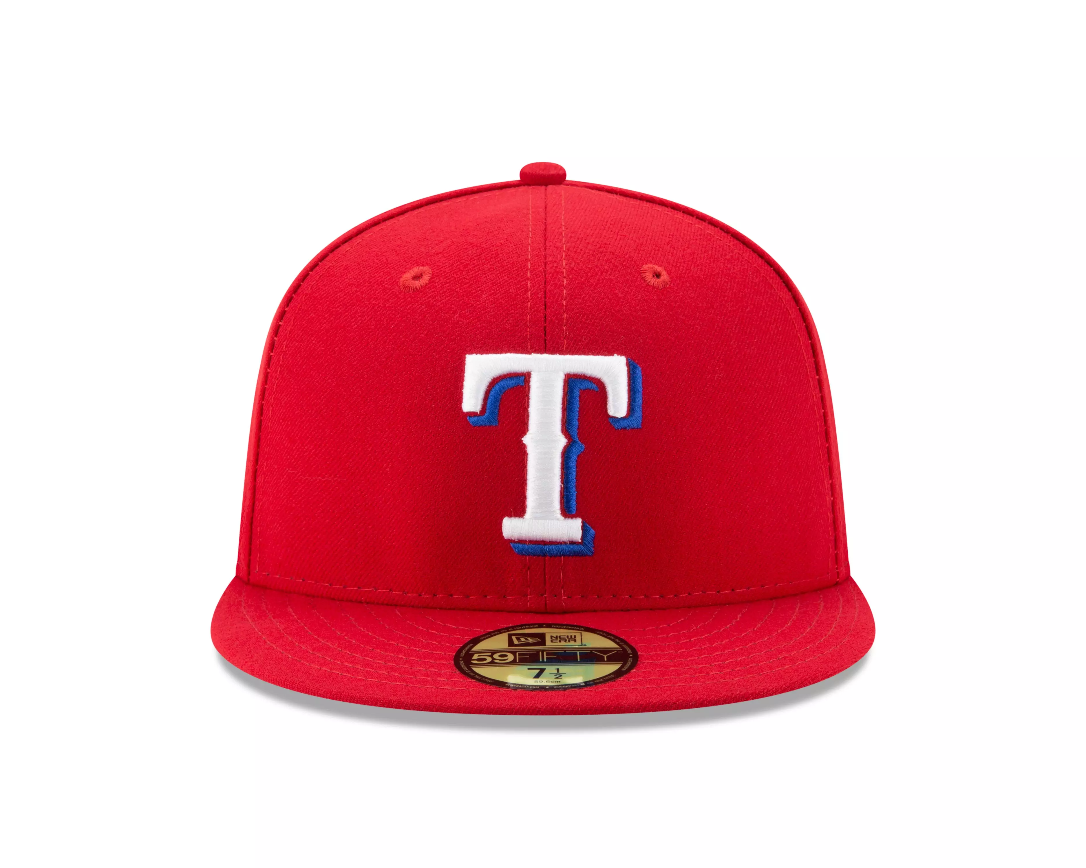 New Era Texas Rangers 59FIFTY Fitted Hat-Red - RED