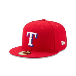 New Era Texas Rangers 59FIFTY Fitted Hat-Red