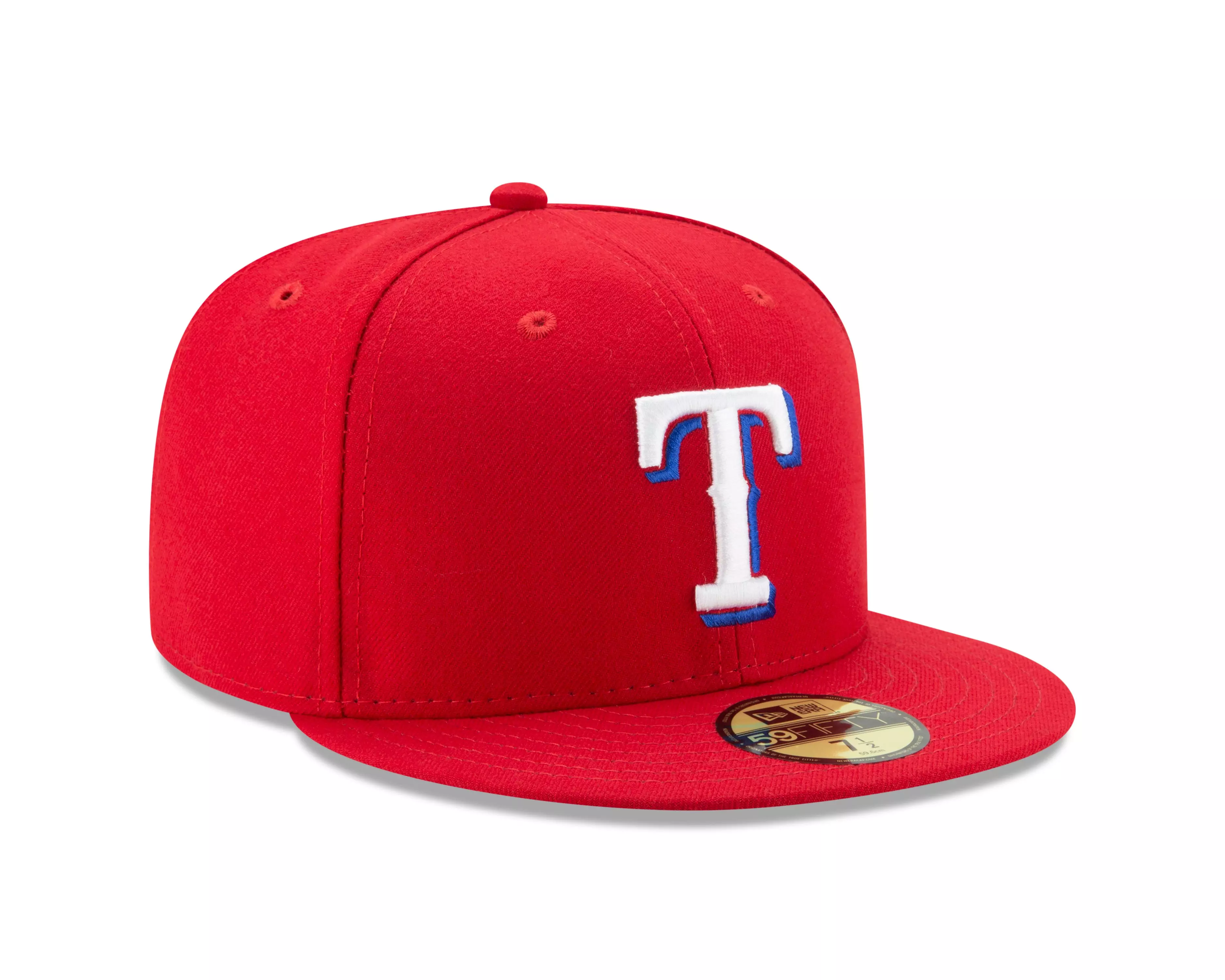 New Era Texas Rangers 59FIFTY Fitted Hat-Red - RED