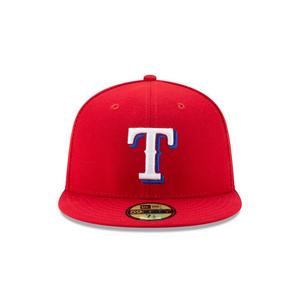 New Era Texas Rangers 59FIFTY Fitted Hat-Red