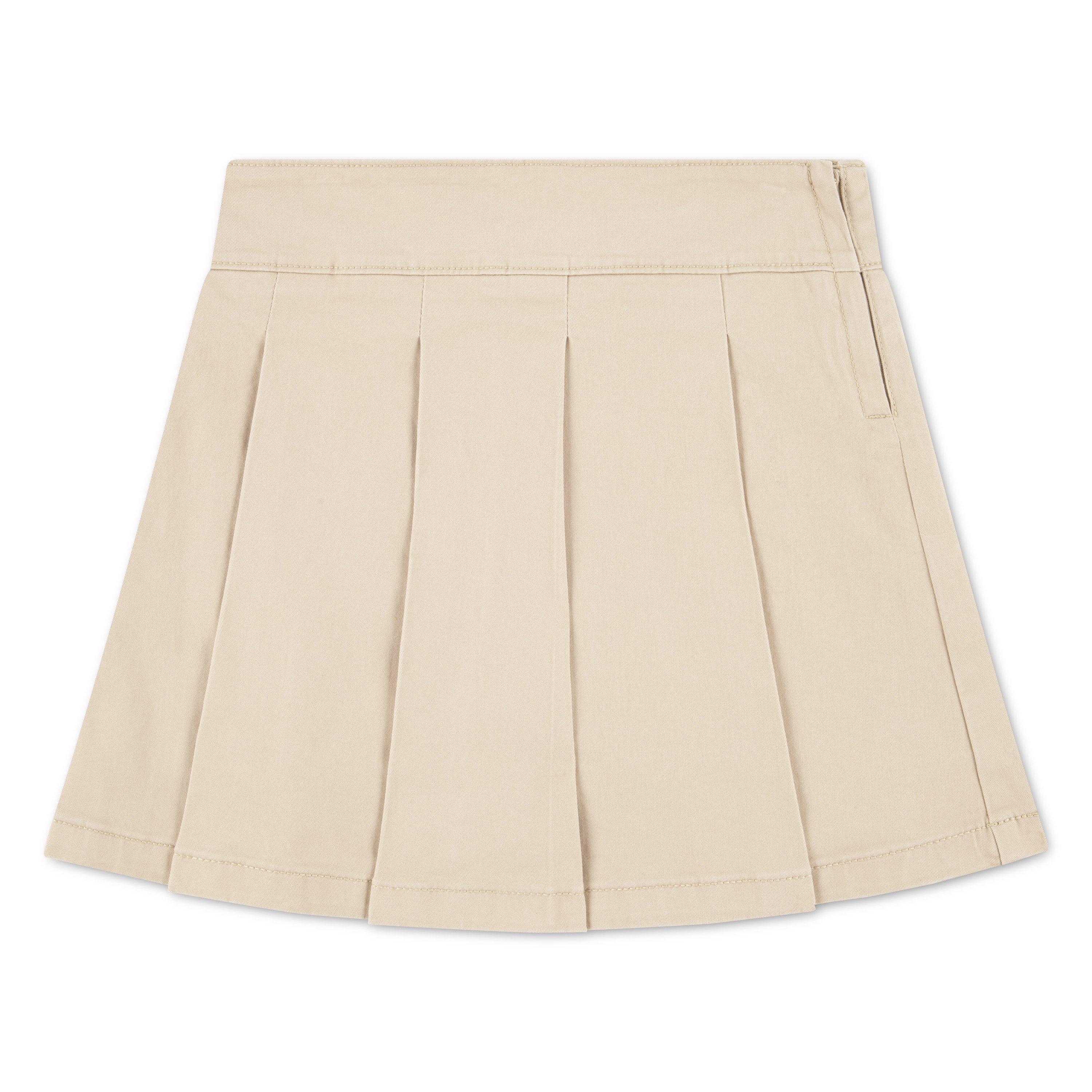 Levi's Pleated Uniform Big Girls' Beige Skort