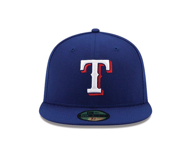 New Era Texas Rangers 59FIFTY Authentic Collection Fitted Hat-Blue