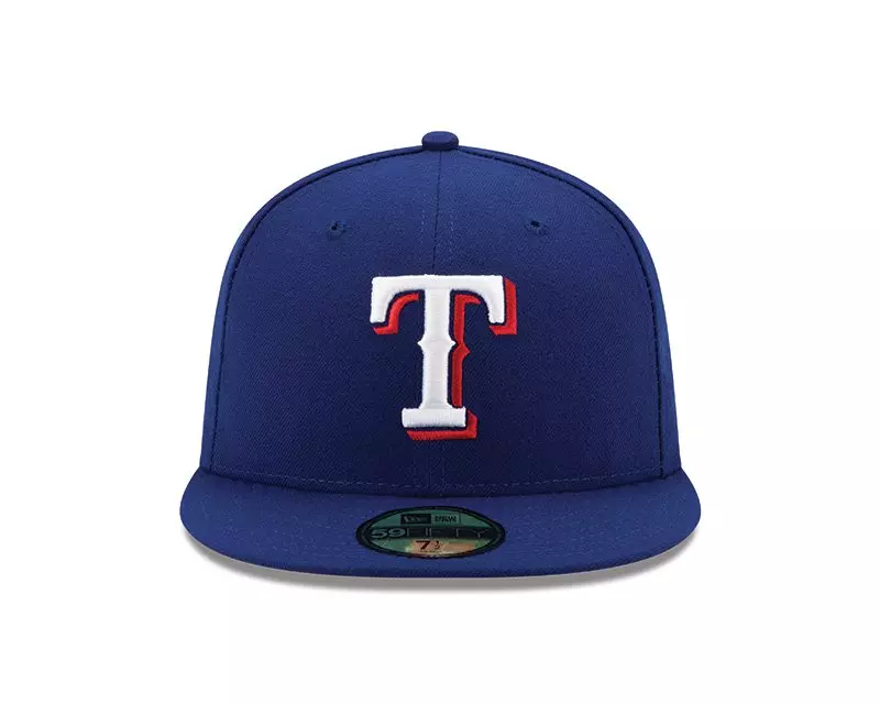 New Era Texas Rangers 59FIFTY Authentic Collection Fitted Hat-Blue - ROYAL