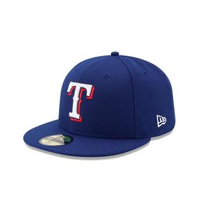 New Era Texas Rangers 59FIFTY Authentic Collection Fitted Hat-Blue