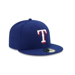 New Era Texas Rangers 59FIFTY Authentic Collection Fitted Hat-Blue